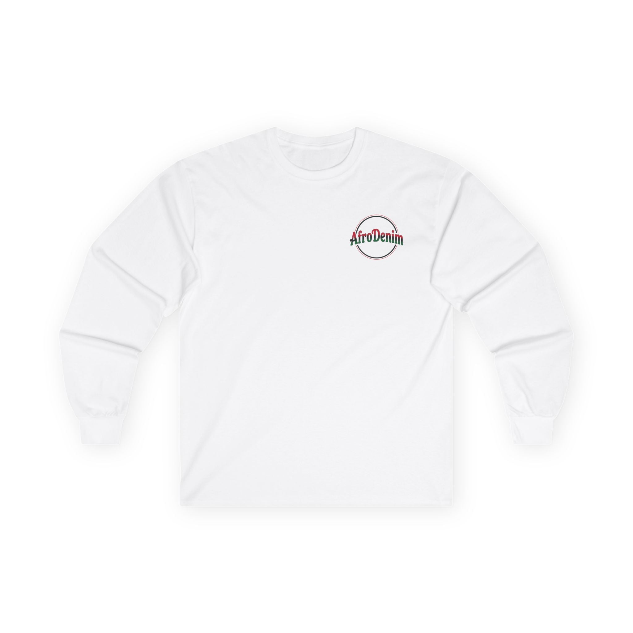 Long Sleeve Tee — Hammurabi's Code AfroDenim Graphic