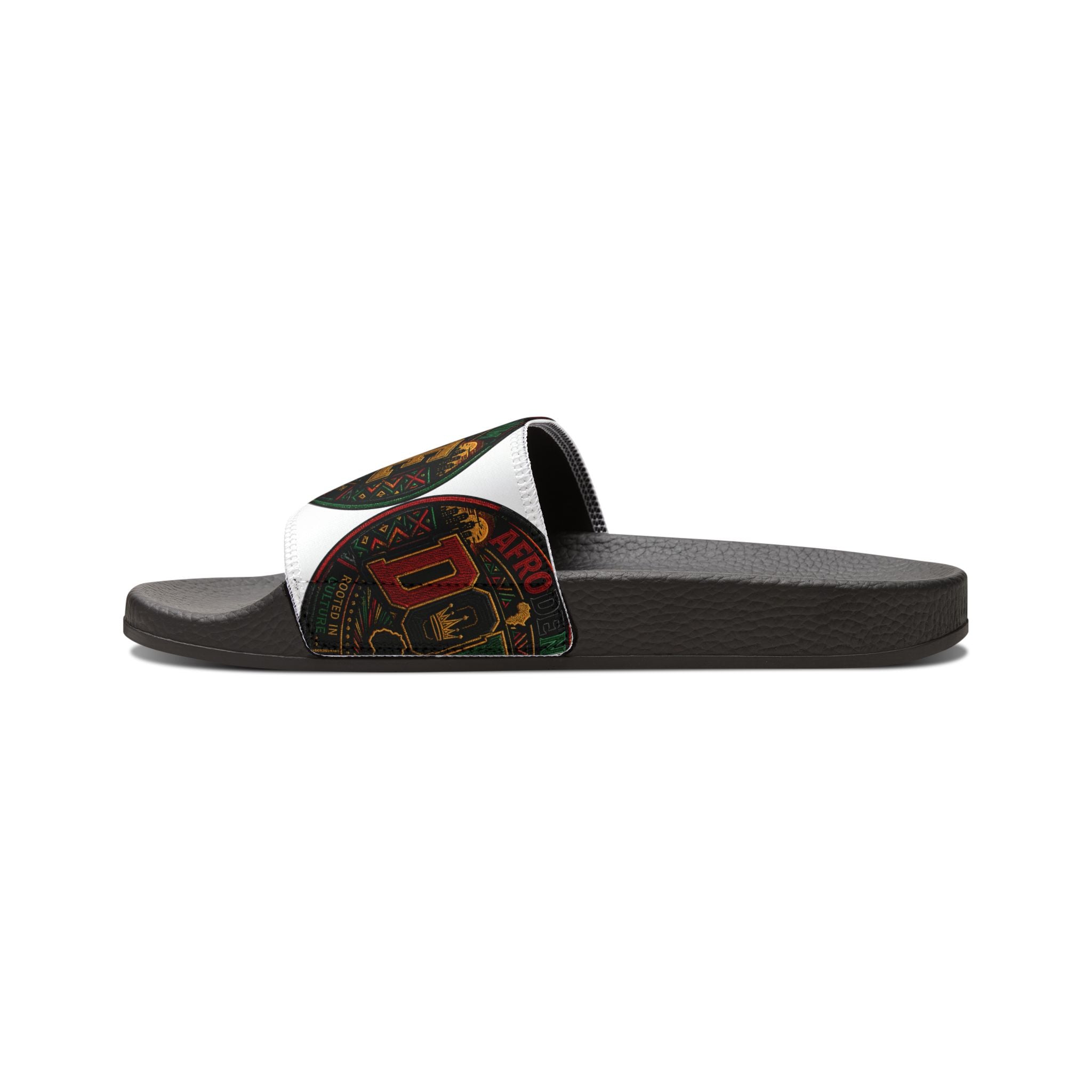 Youth Removable-Strap Sandals — Retro "Dope" Graphic Slide Sandals for Kids