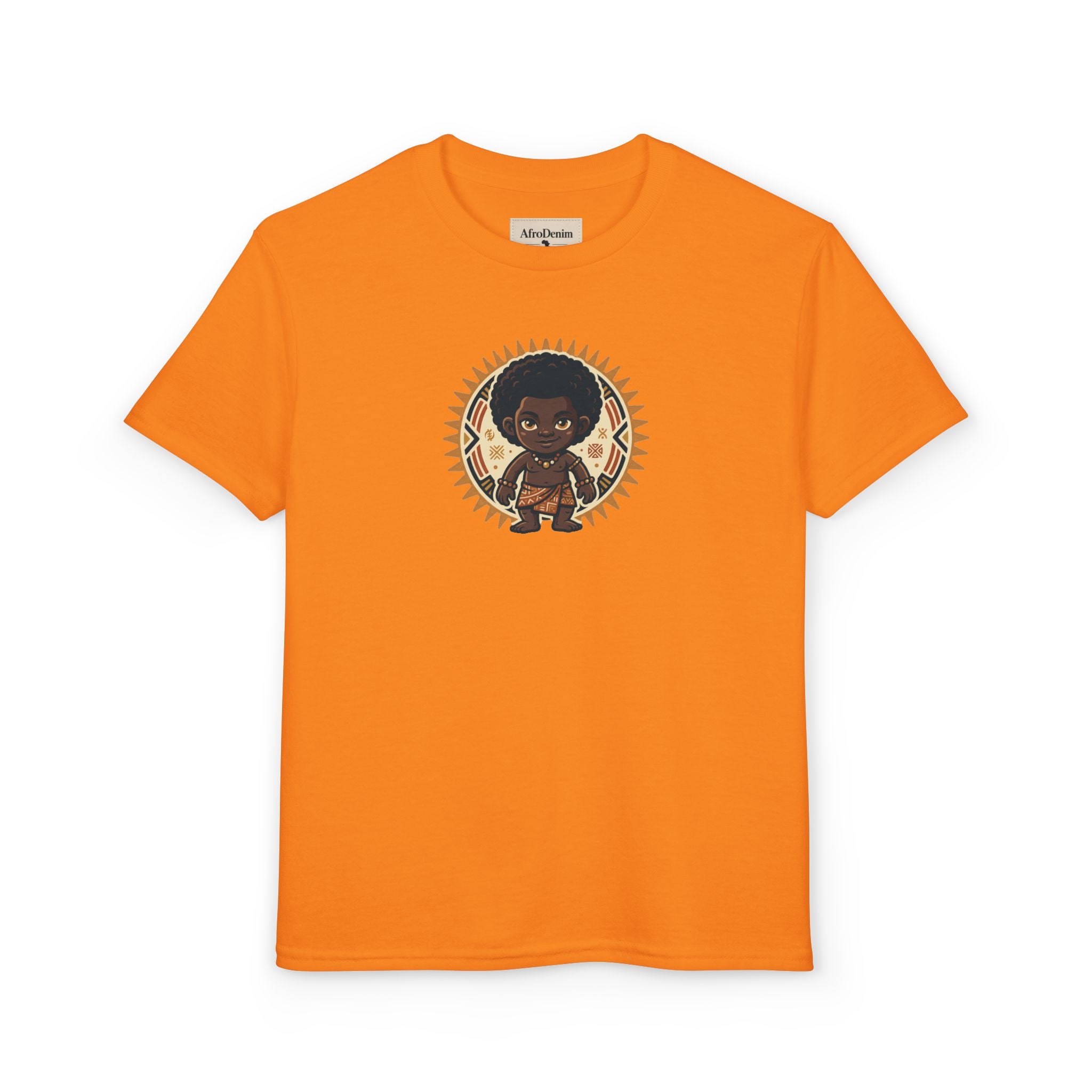 Youth T-Shirt — Afro Warrior Kid Graphic Tee