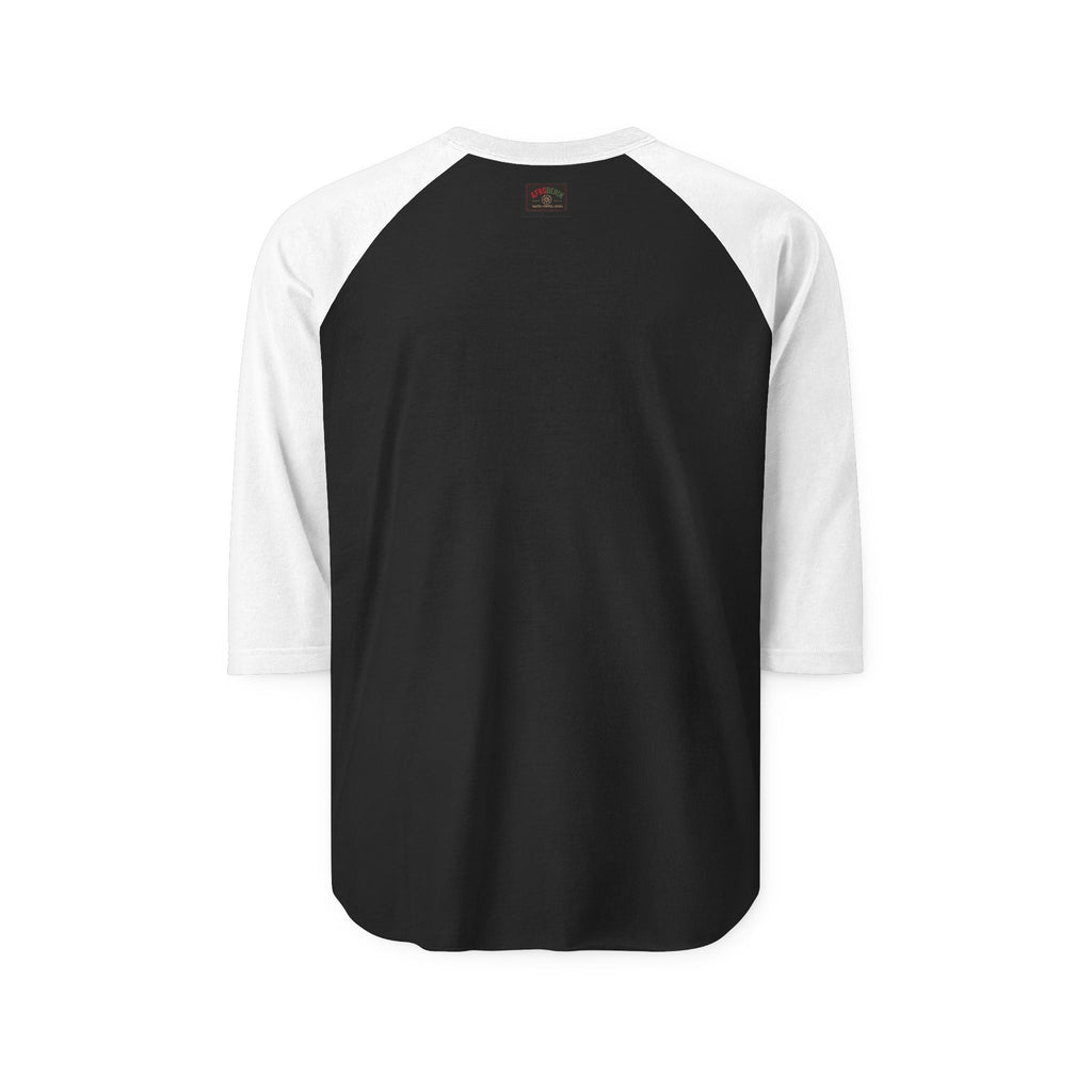 Unisex AfroDenim Three-Quarter Sleeve Raglan Shirt