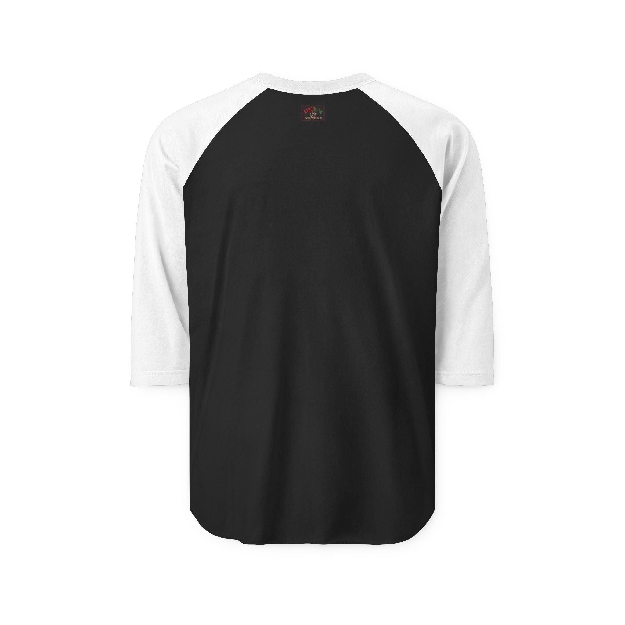 Unisex AfroDenim Three-Quarter Sleeve Raglan Shirt