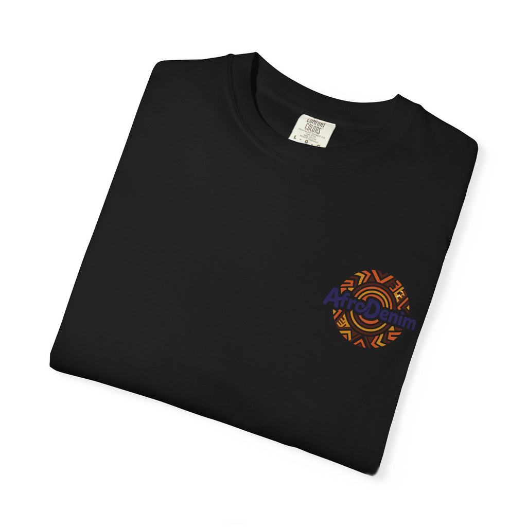 AfroDenim Graphic T-Shirt — Vibrant Afrocentric Art Tee