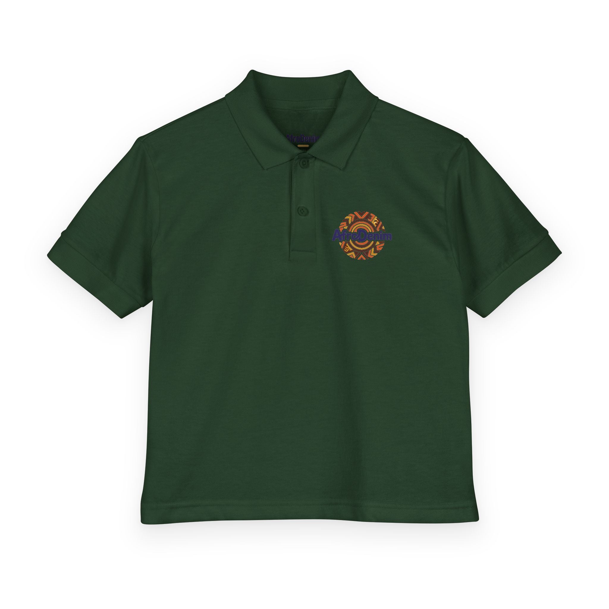 Youth Polo Shirt with AfroDenim Chest Logo