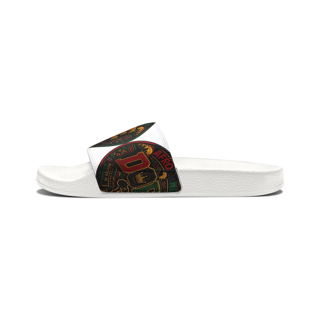 Youth Removable-Strap Sandals — Retro "Dope" Graphic Slide Sandals for Kids