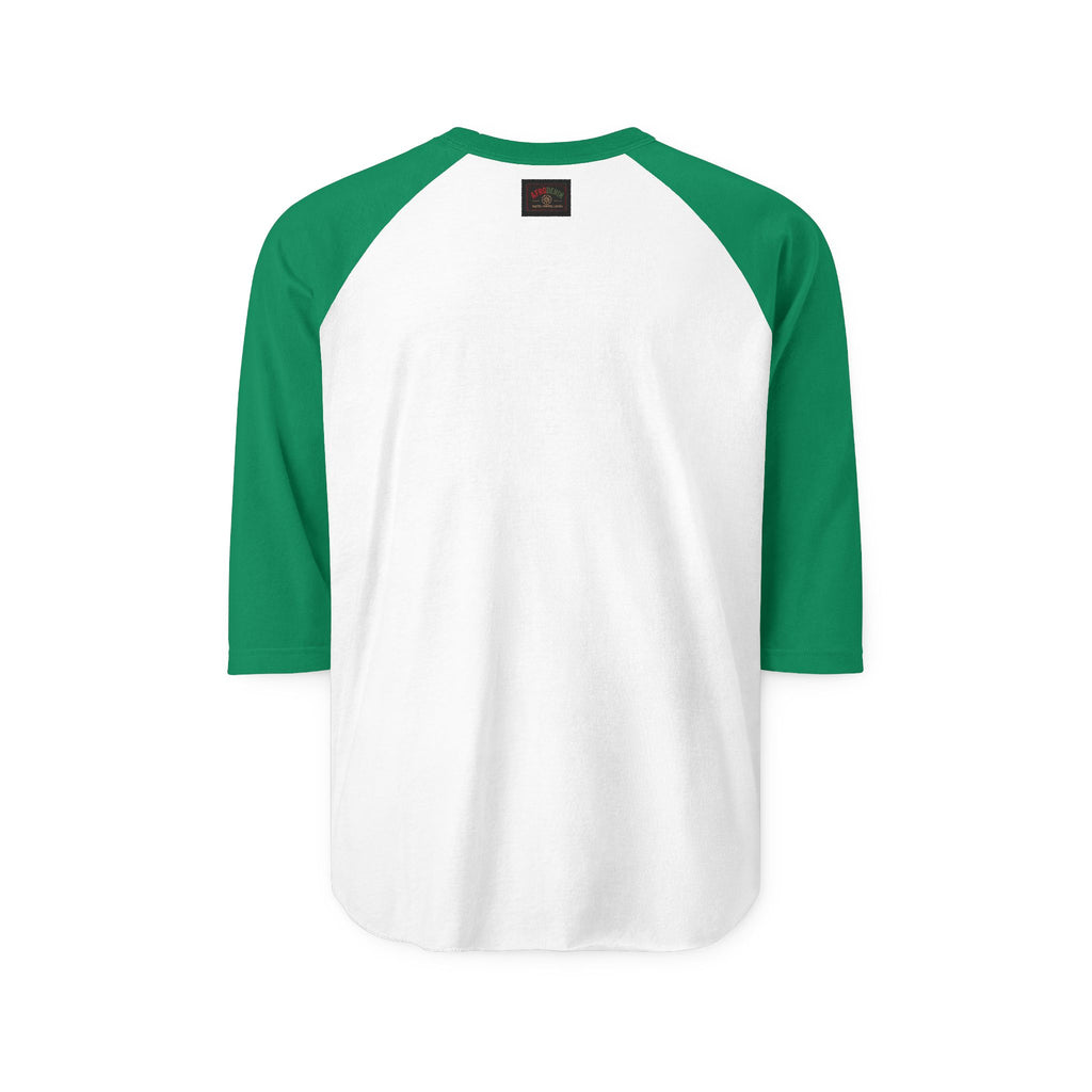 Unisex AfroDenim Three-Quarter Sleeve Raglan Shirt