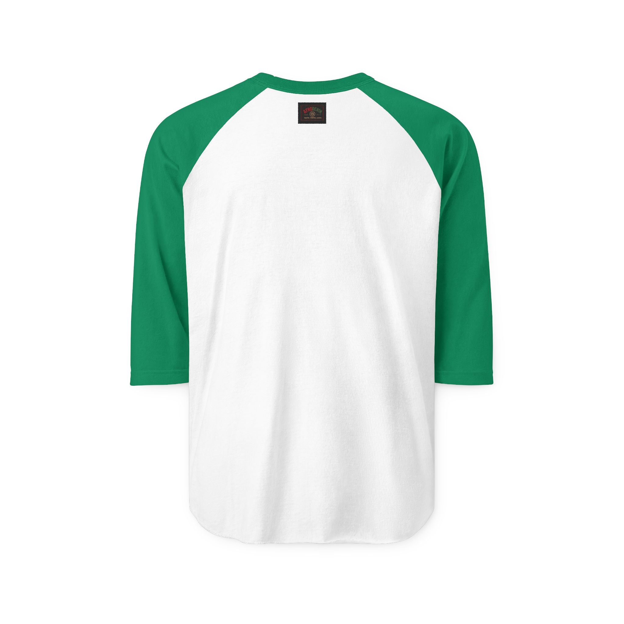 Unisex AfroDenim Three-Quarter Sleeve Raglan Shirt