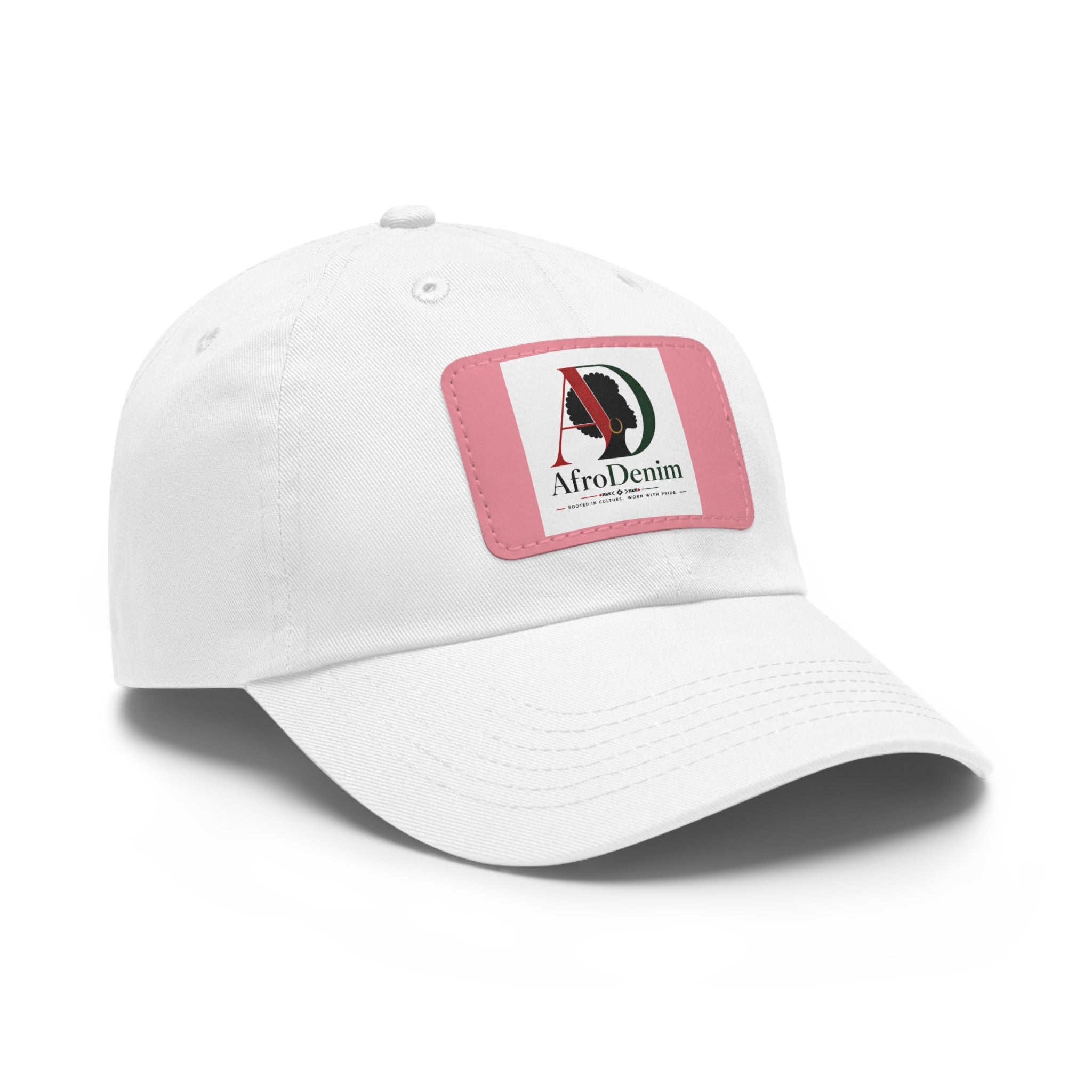 AfroDenim University Leather Patch Dad Hat