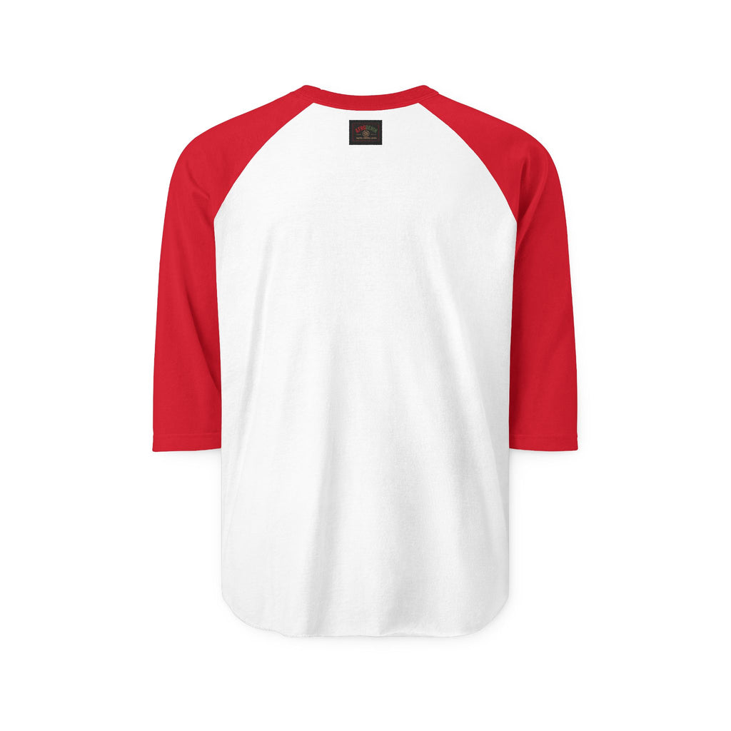 Unisex AfroDenim Three-Quarter Sleeve Raglan Shirt