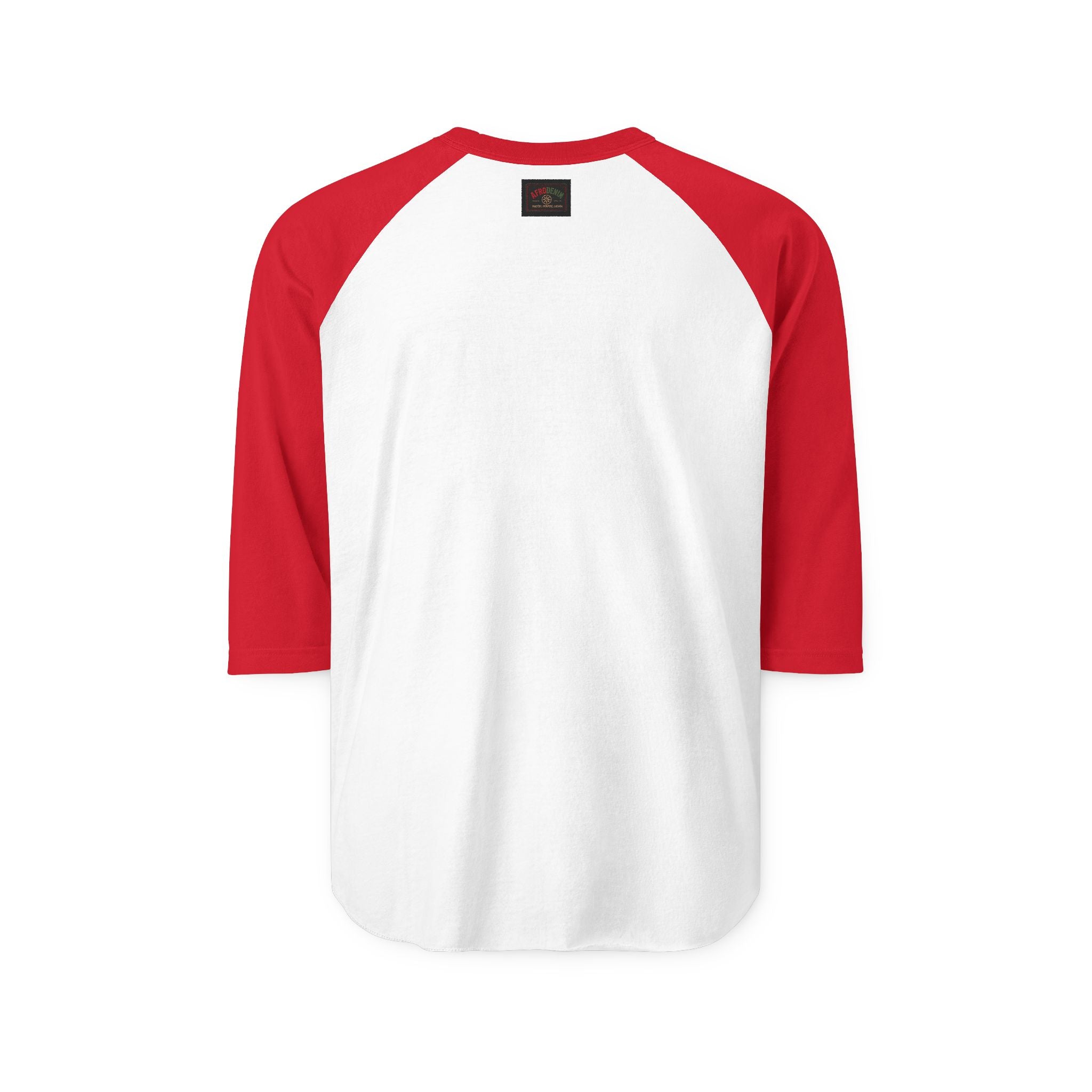Unisex AfroDenim Three-Quarter Sleeve Raglan Shirt