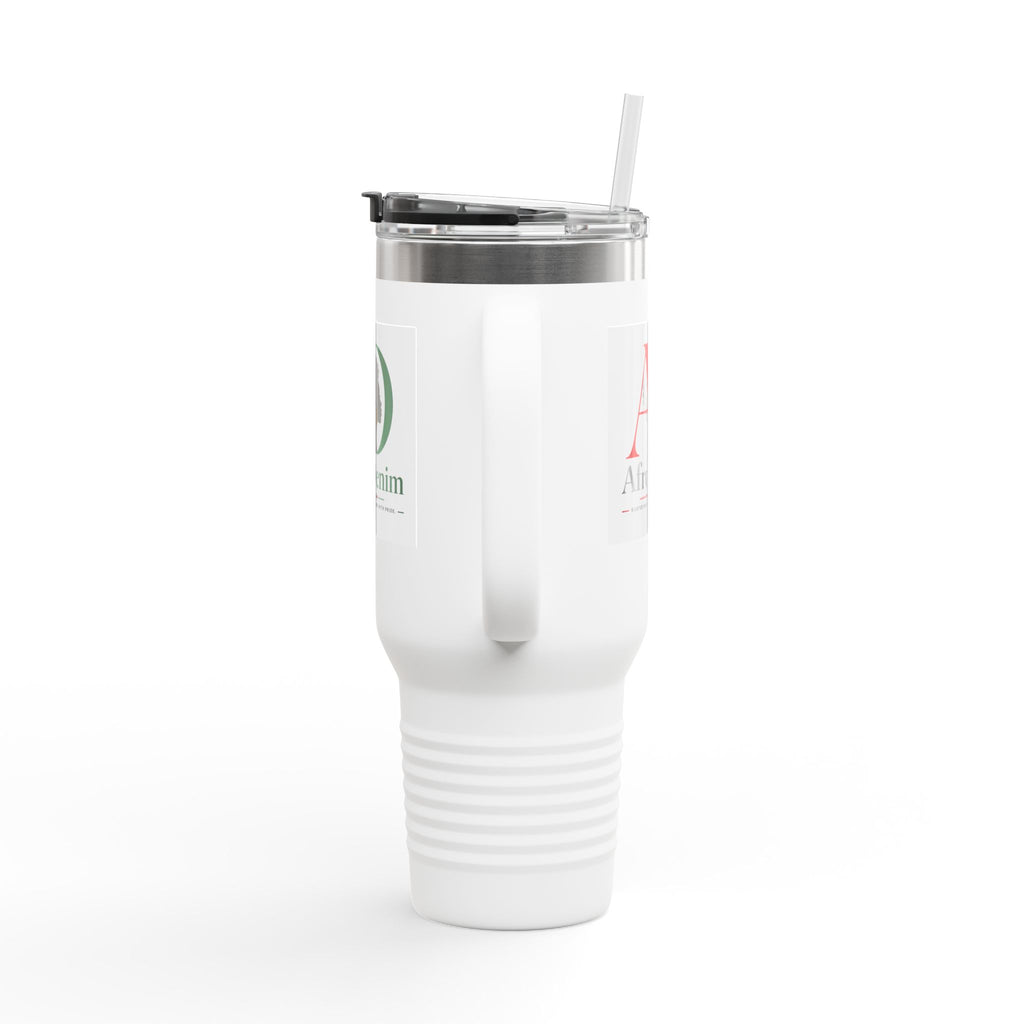 AfroDenim Logo 40oz Insulated Travel Mug