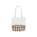 AfroDenim Adinkra Canvas Tote — Cultural Symbol Market Bag