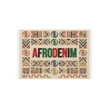 Indoor/Outdoor Rug — AfroDenim African Tribal Pattern Doormat