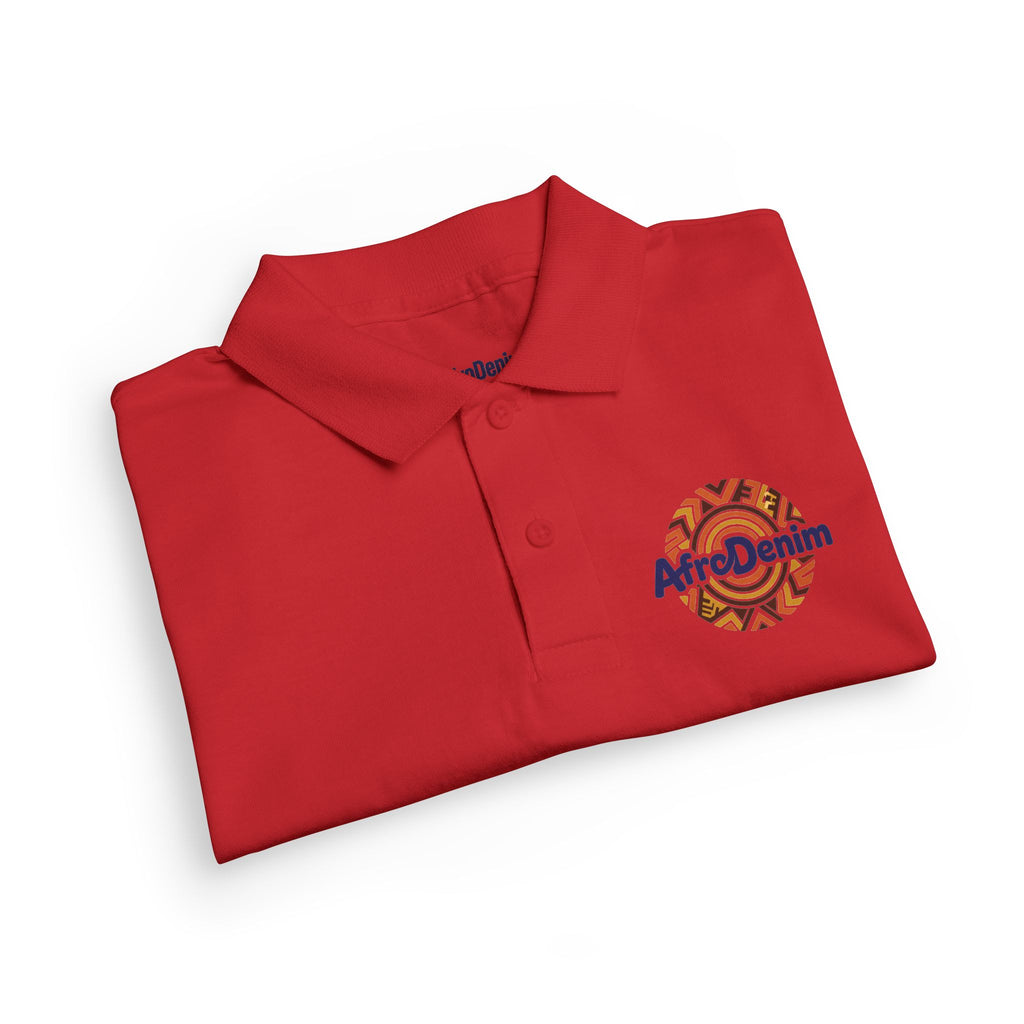 Youth Polo Shirt with AfroDenim Chest Logo