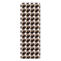 AfroDenim Rubber Yoga Mat — African Patterned Yoga Mat with Afrocentric Yin-Yang Design