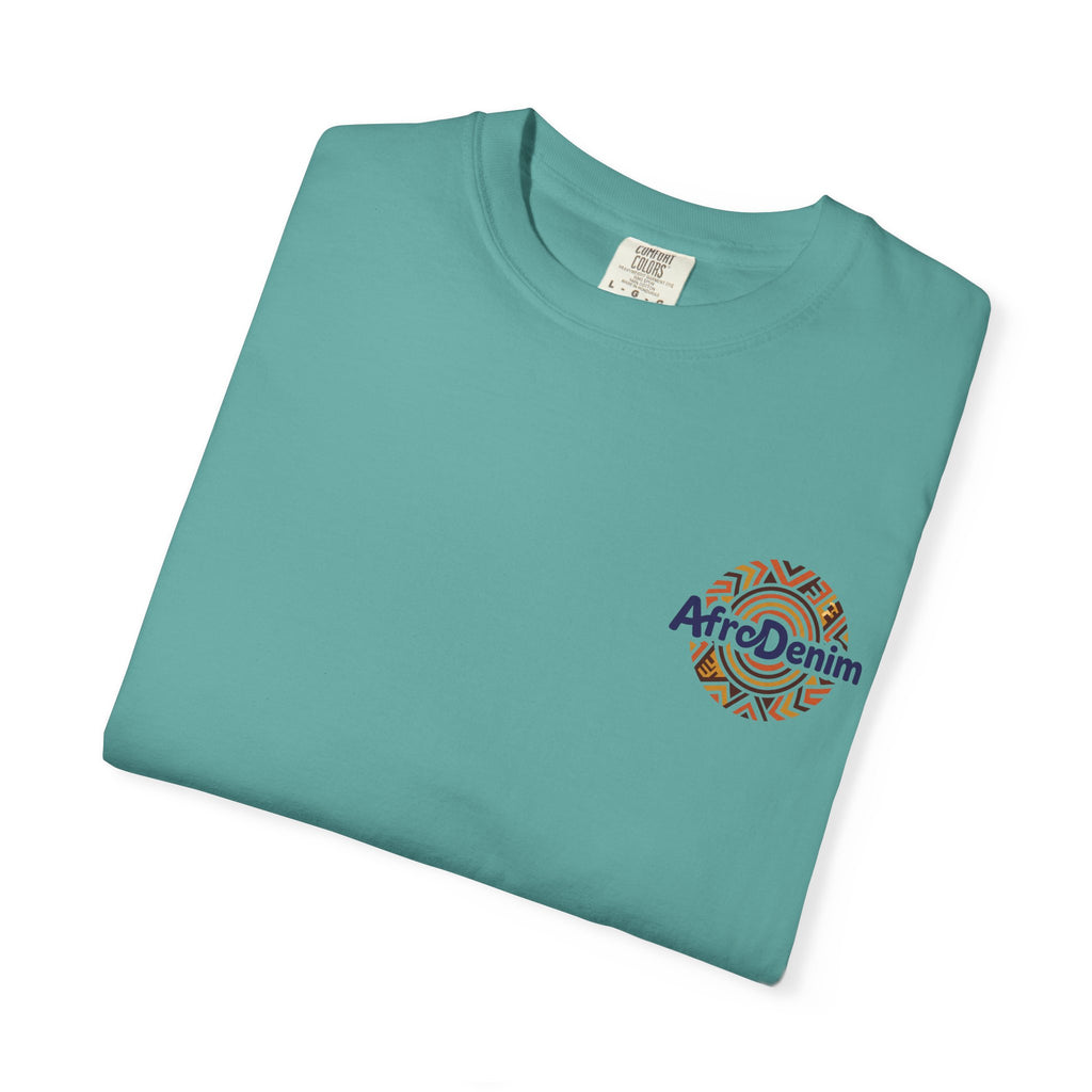 AfroDenim Graphic T-Shirt — Vibrant Afrocentric Art Tee