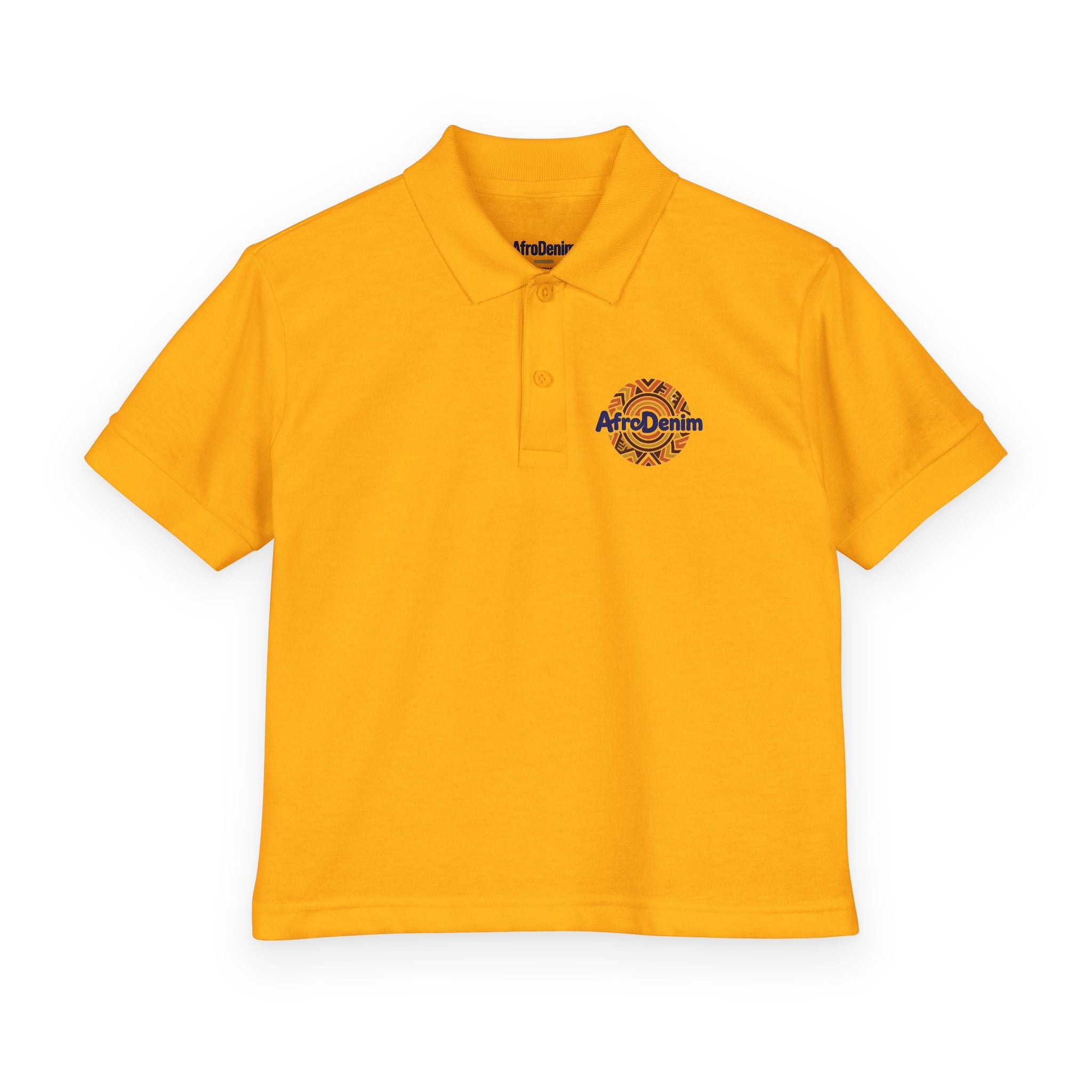 Youth Polo Shirt with AfroDenim Chest Logo
