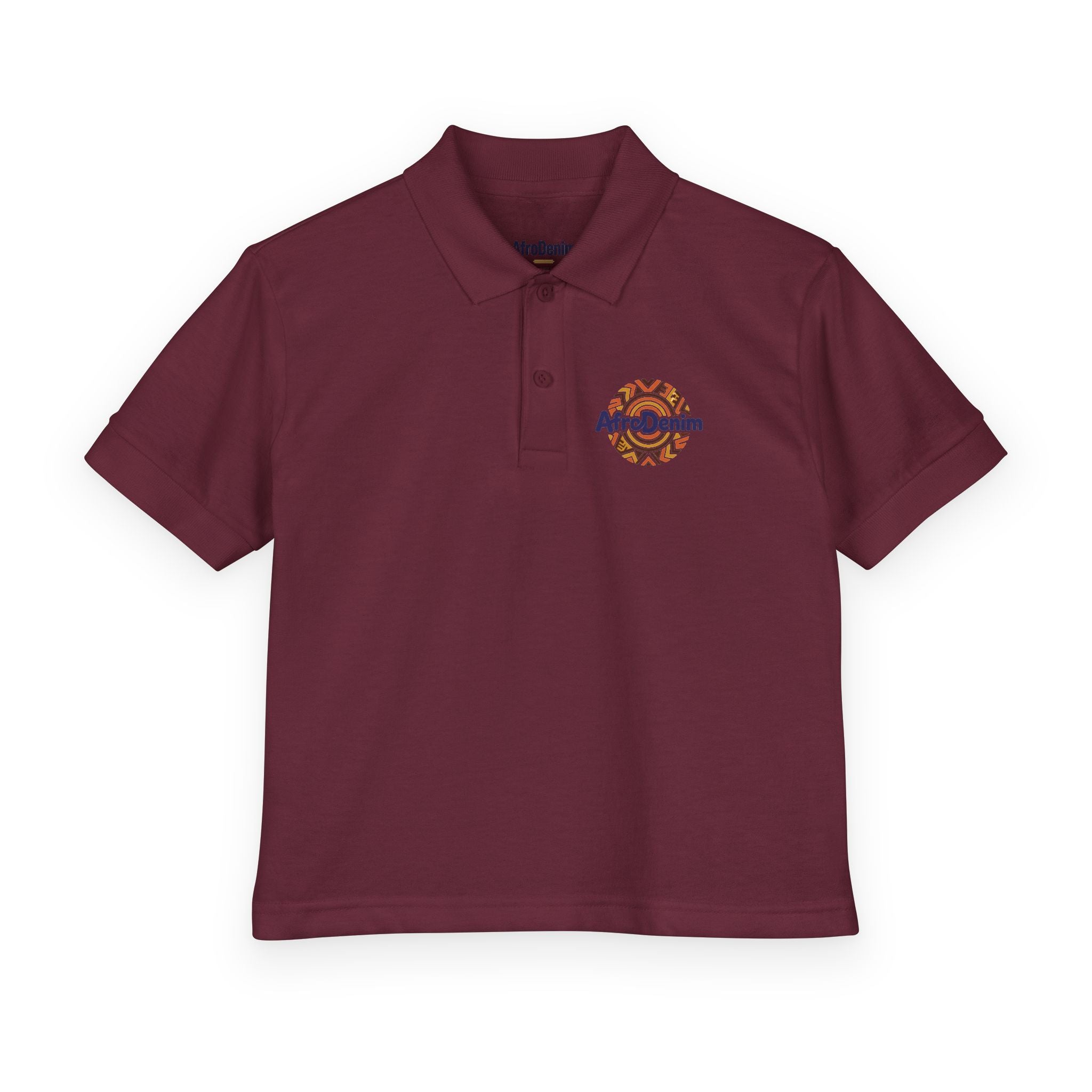 Youth Polo Shirt with AfroDenim Chest Logo