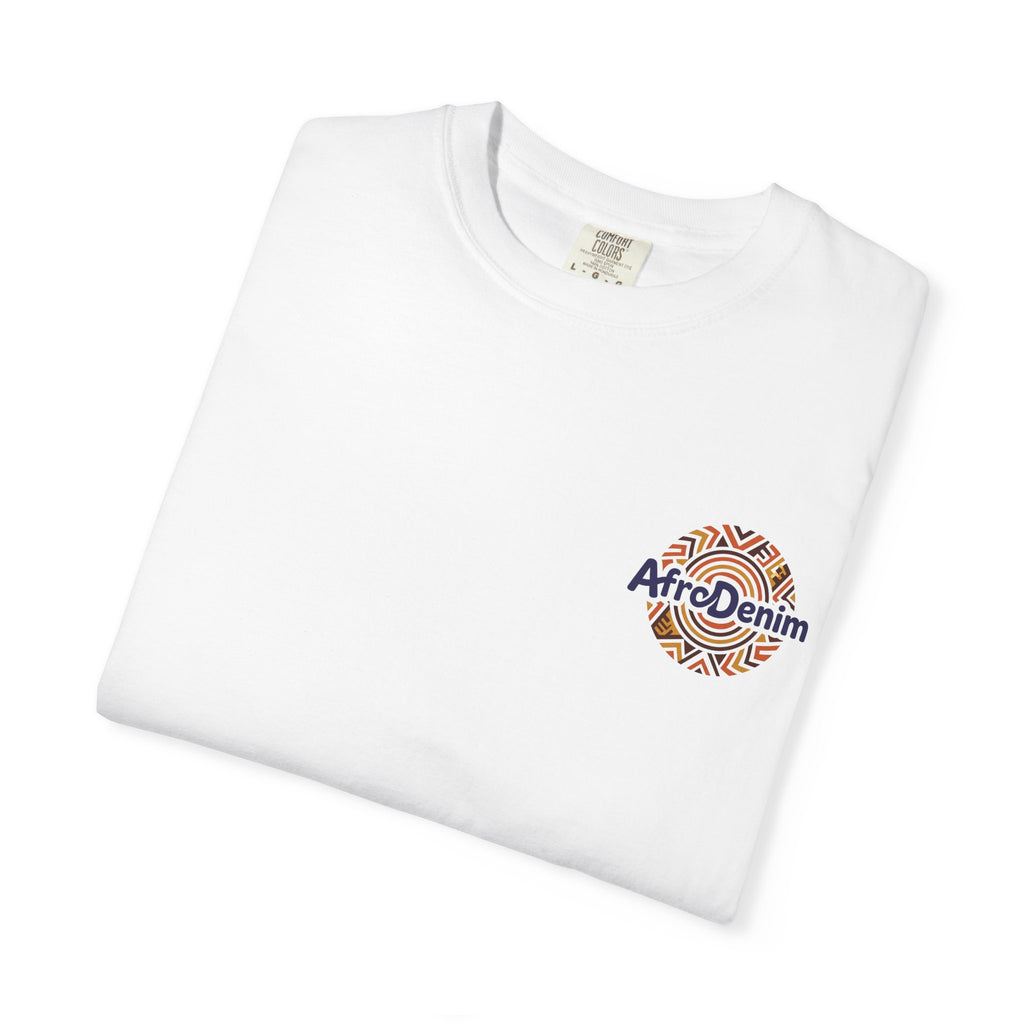 AfroDenim Graphic T-Shirt — Vibrant Afrocentric Art Tee