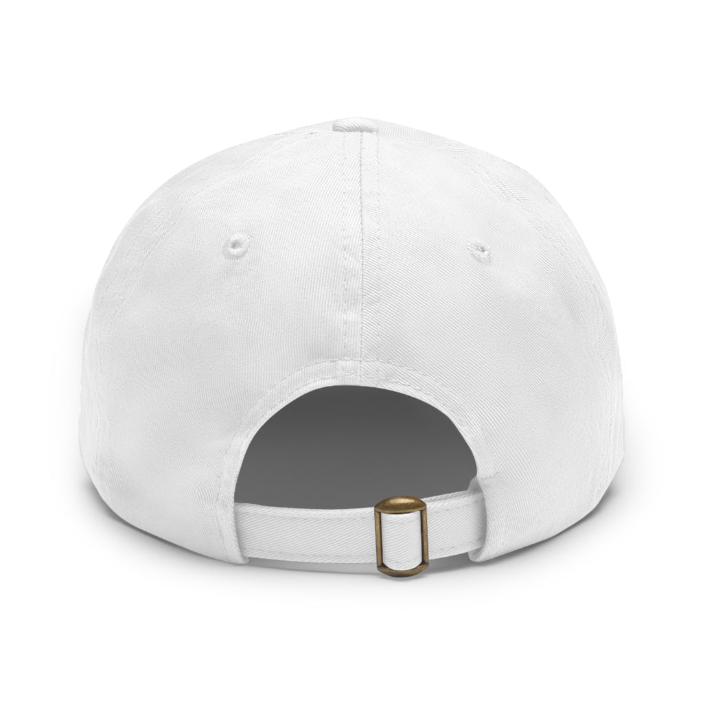AfroDenim University Leather Patch Dad Hat