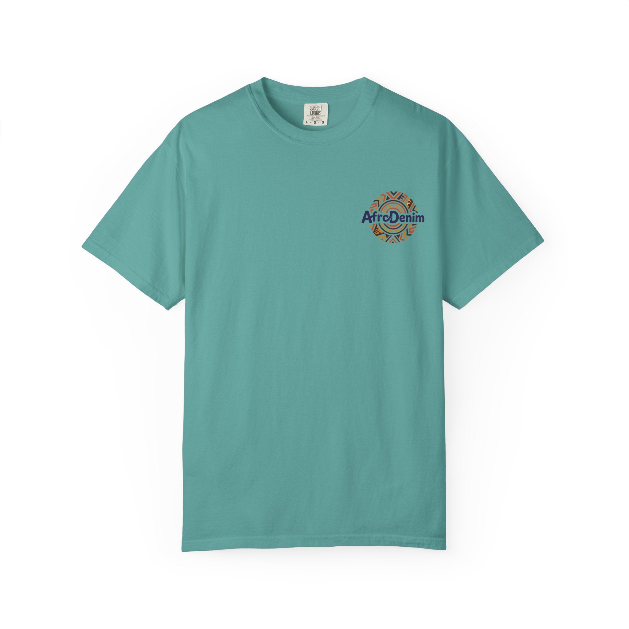 AfroDenim Graphic T-Shirt — Vibrant Afrocentric Art Tee