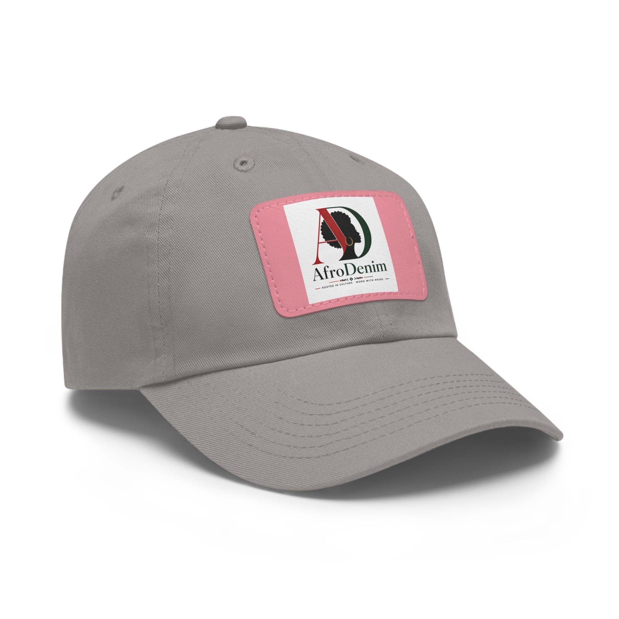 AfroDenim University Leather Patch Dad Hat