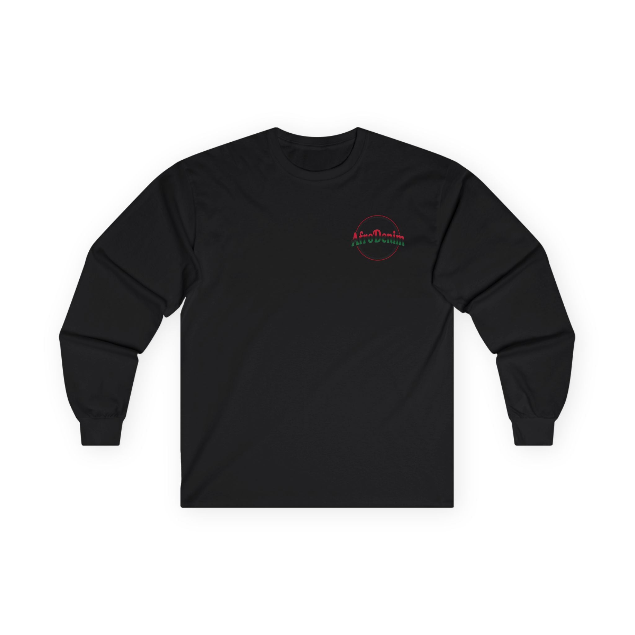 Long Sleeve Tee — Hammurabi's Code AfroDenim Graphic