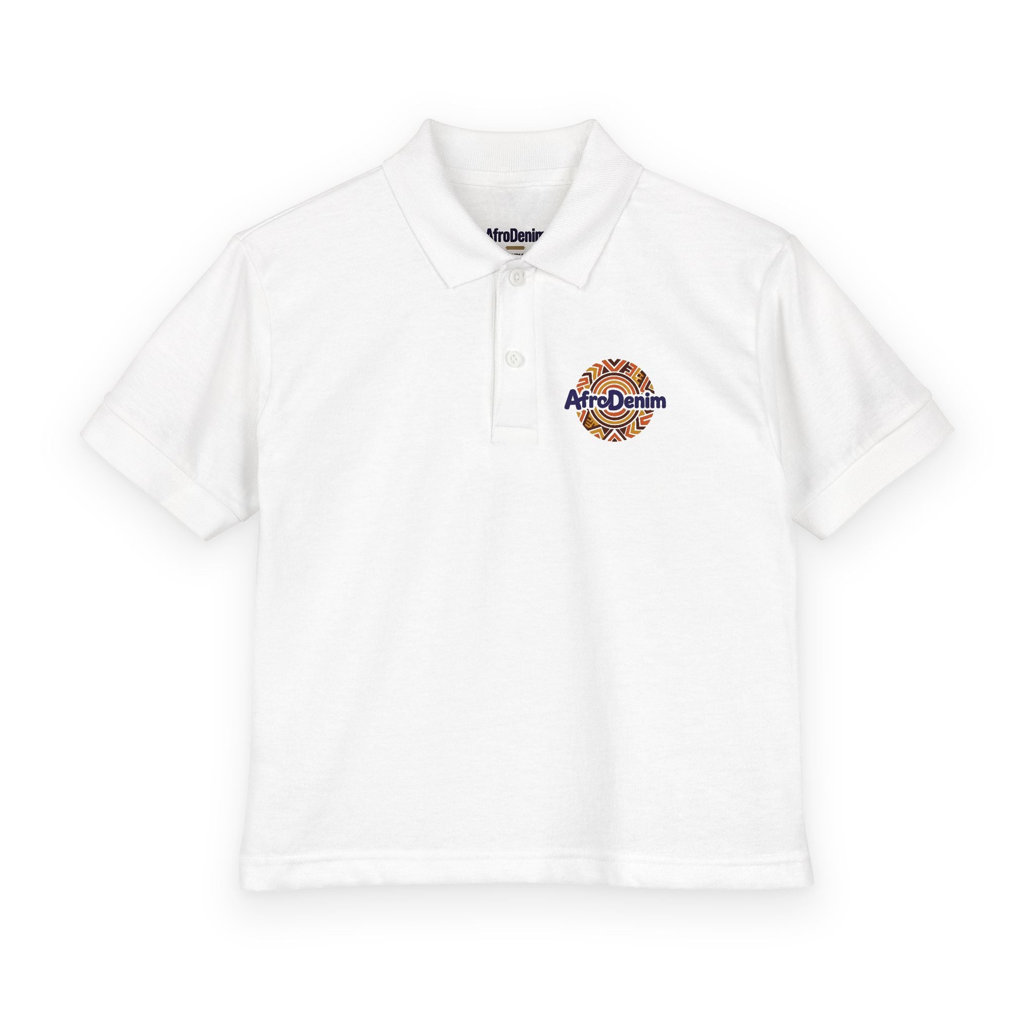 Youth Polo Shirt with AfroDenim Chest Logo