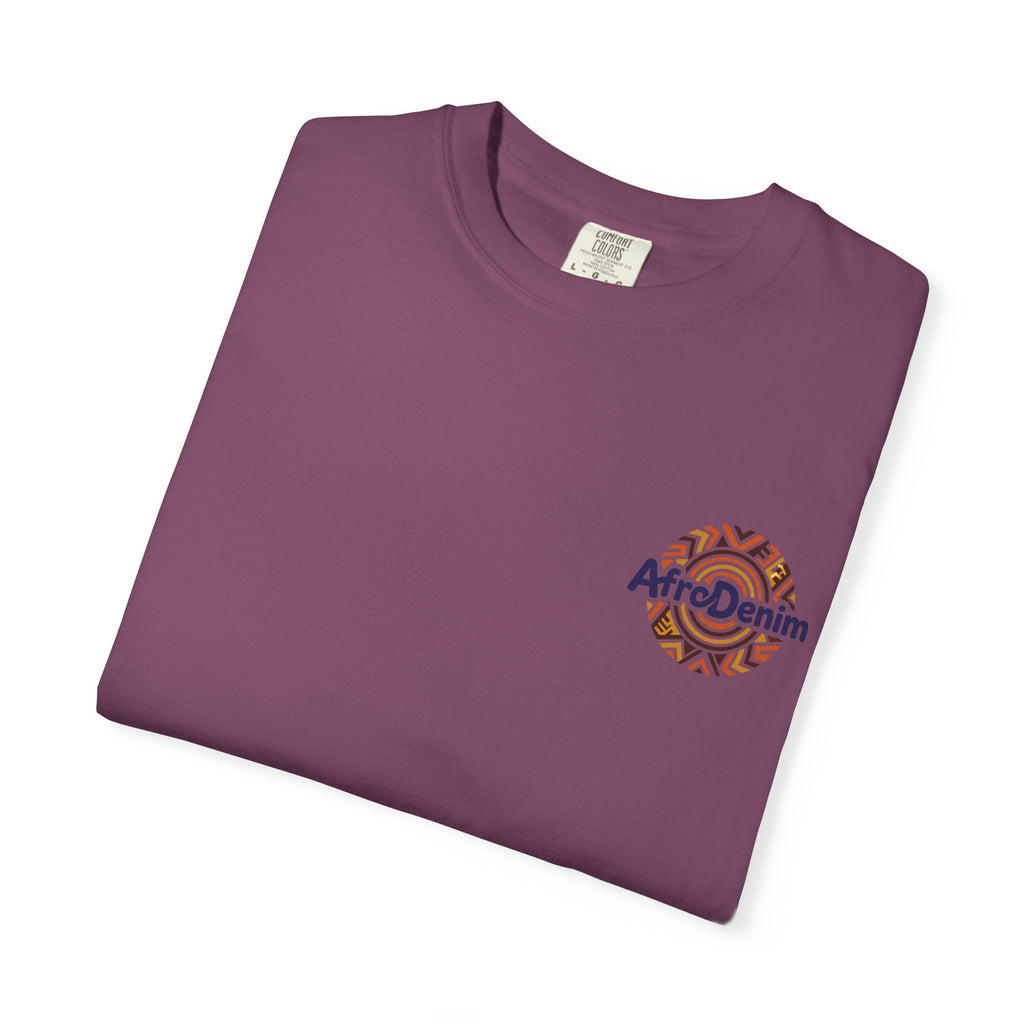AfroDenim Graphic T-Shirt — Vibrant Afrocentric Art Tee