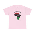 Juneteenth/ Africa Map AfroDenim T-Shirt – Pan-African Colors Tee