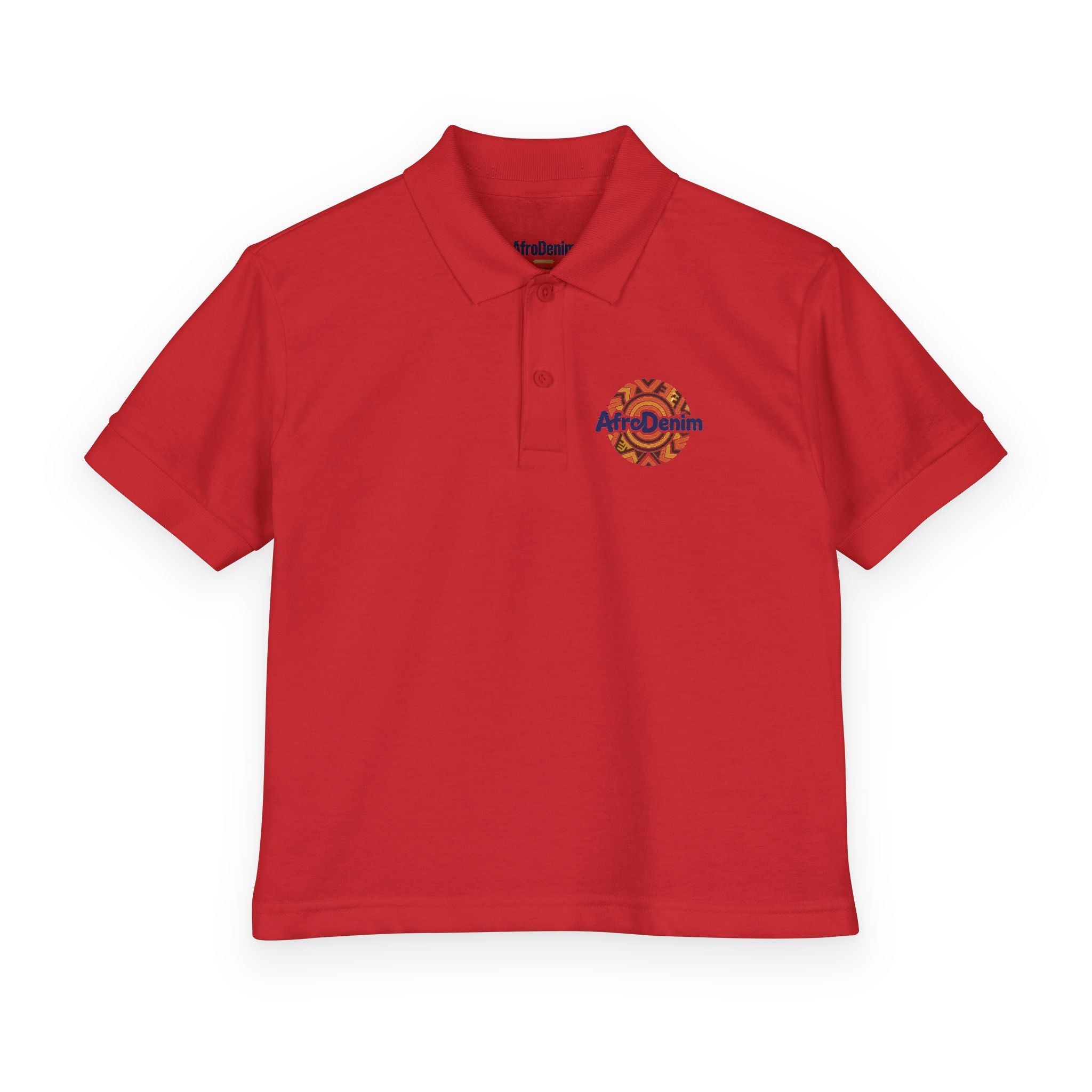 Youth Polo Shirt with AfroDenim Chest Logo