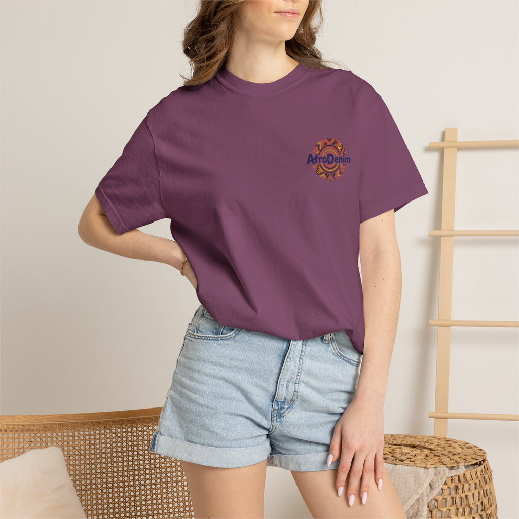 AfroDenim Graphic T-Shirt — Vibrant Afrocentric Art Tee