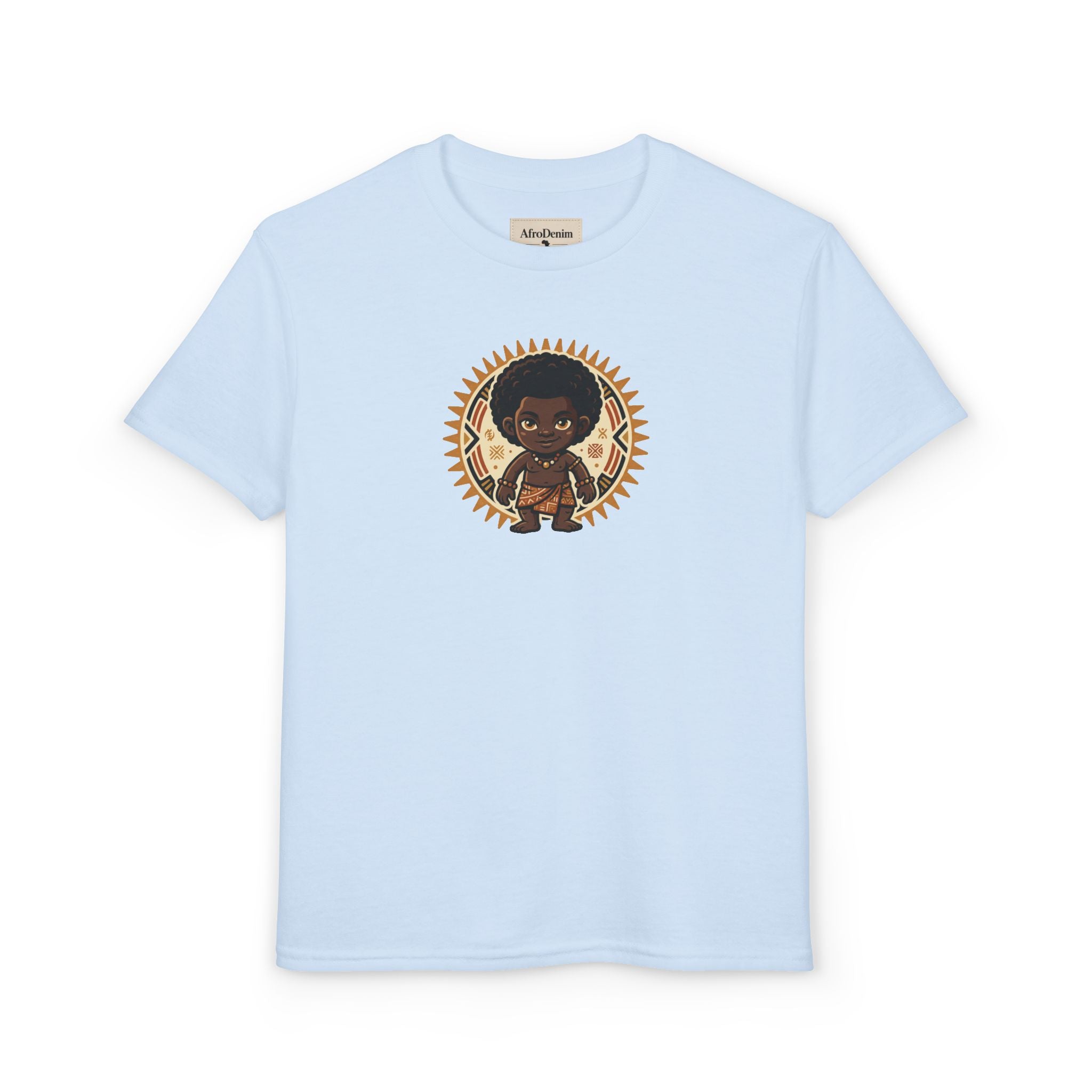 Youth T-Shirt — Afro Warrior Kid Graphic Tee