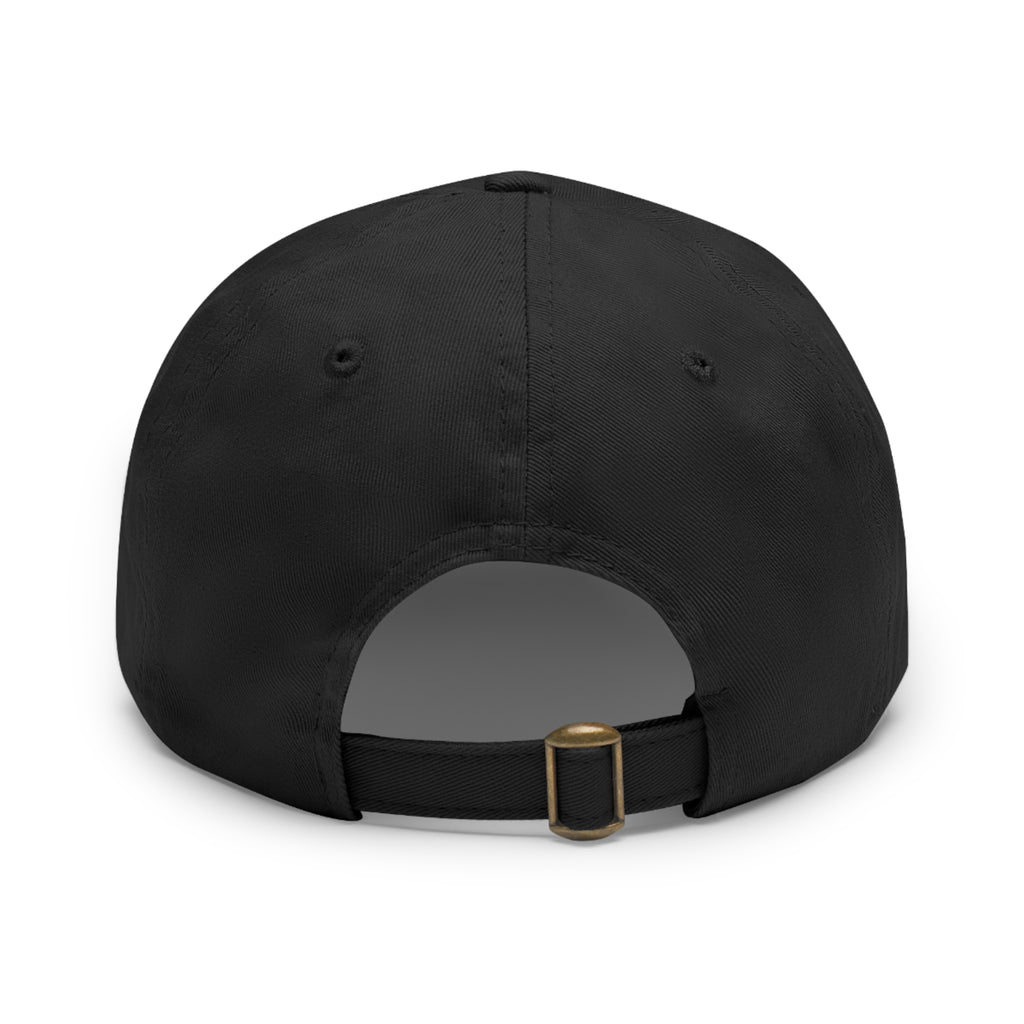 AfroDenim University Leather Patch Dad Hat