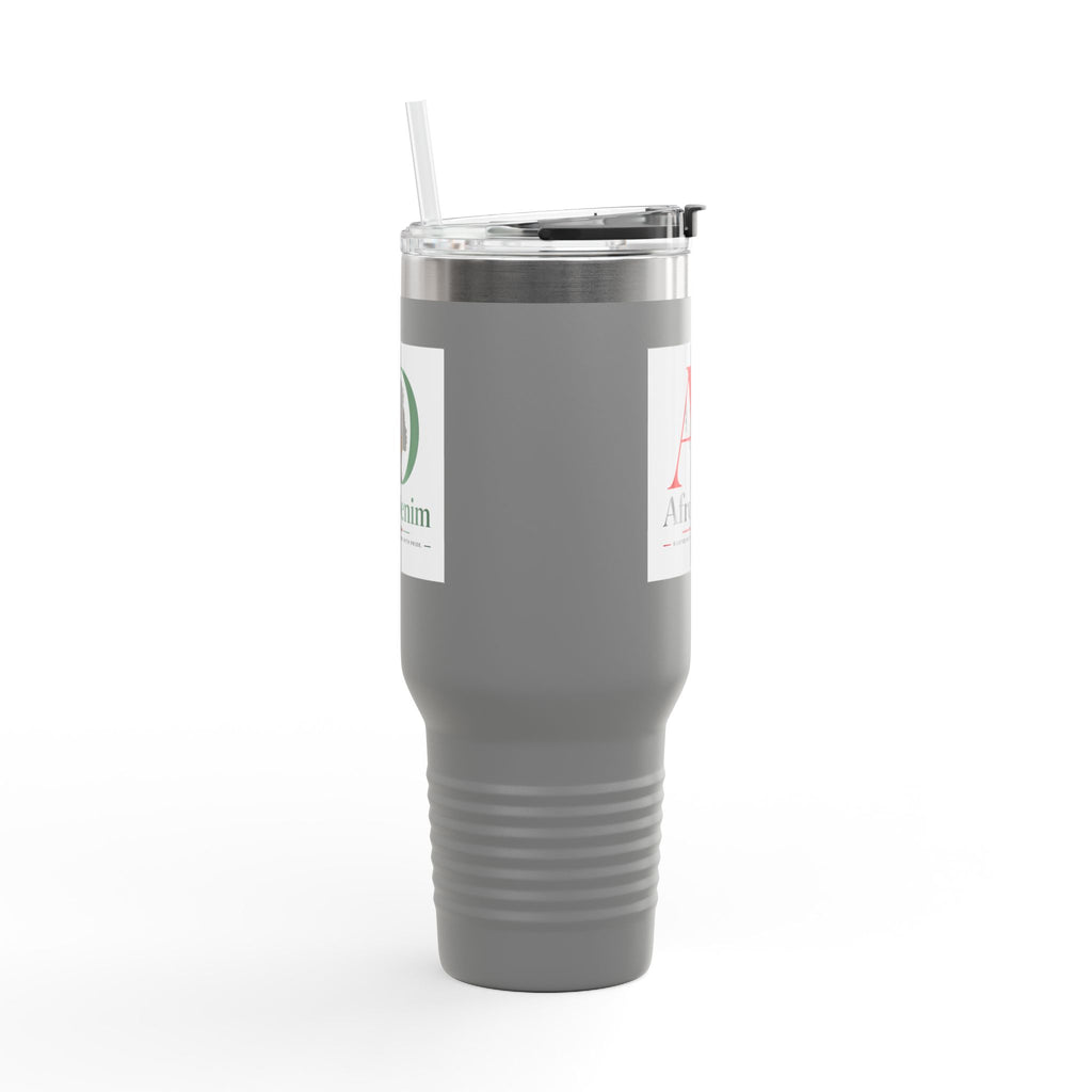 AfroDenim Logo 40oz Insulated Travel Mug