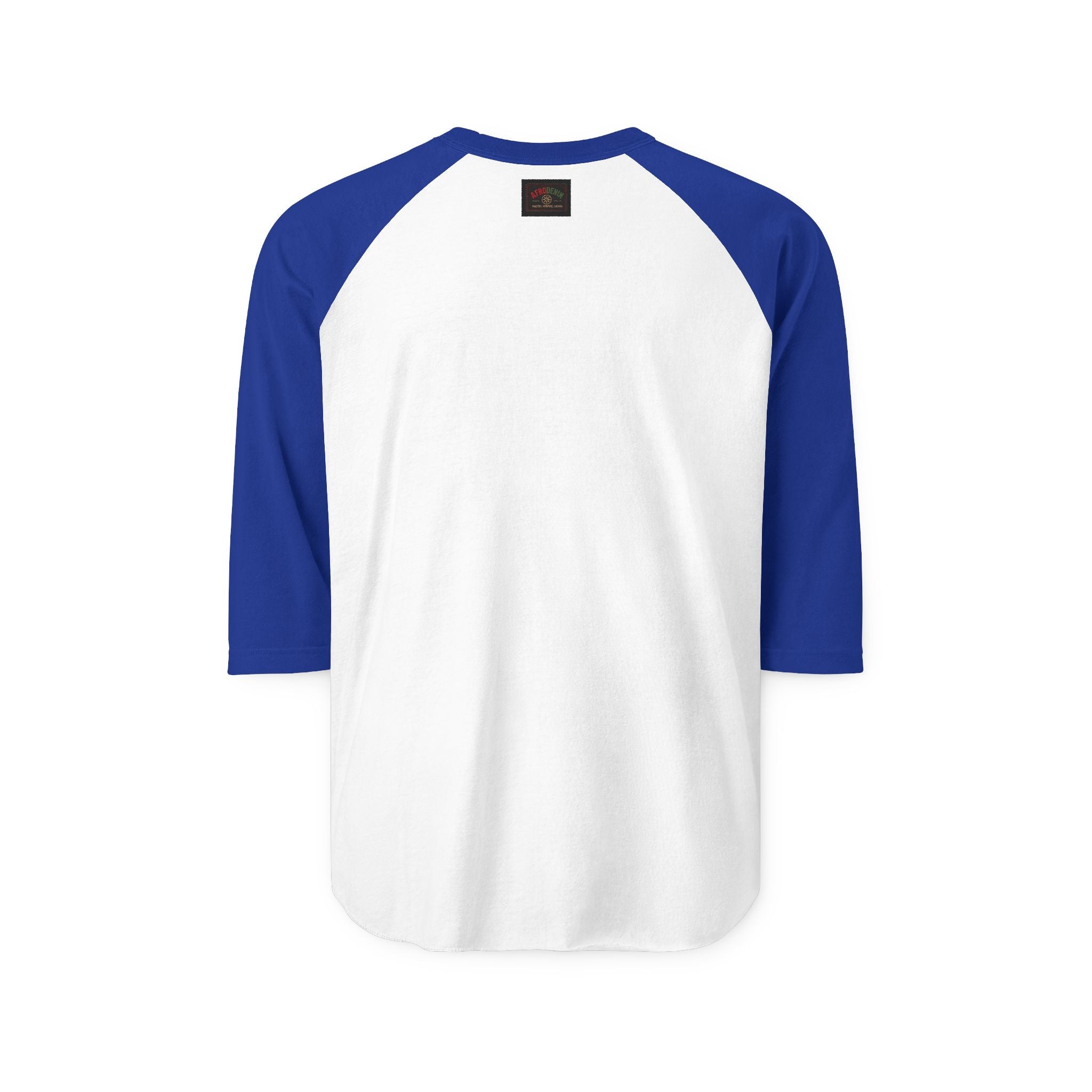 Unisex AfroDenim Three-Quarter Sleeve Raglan Shirt