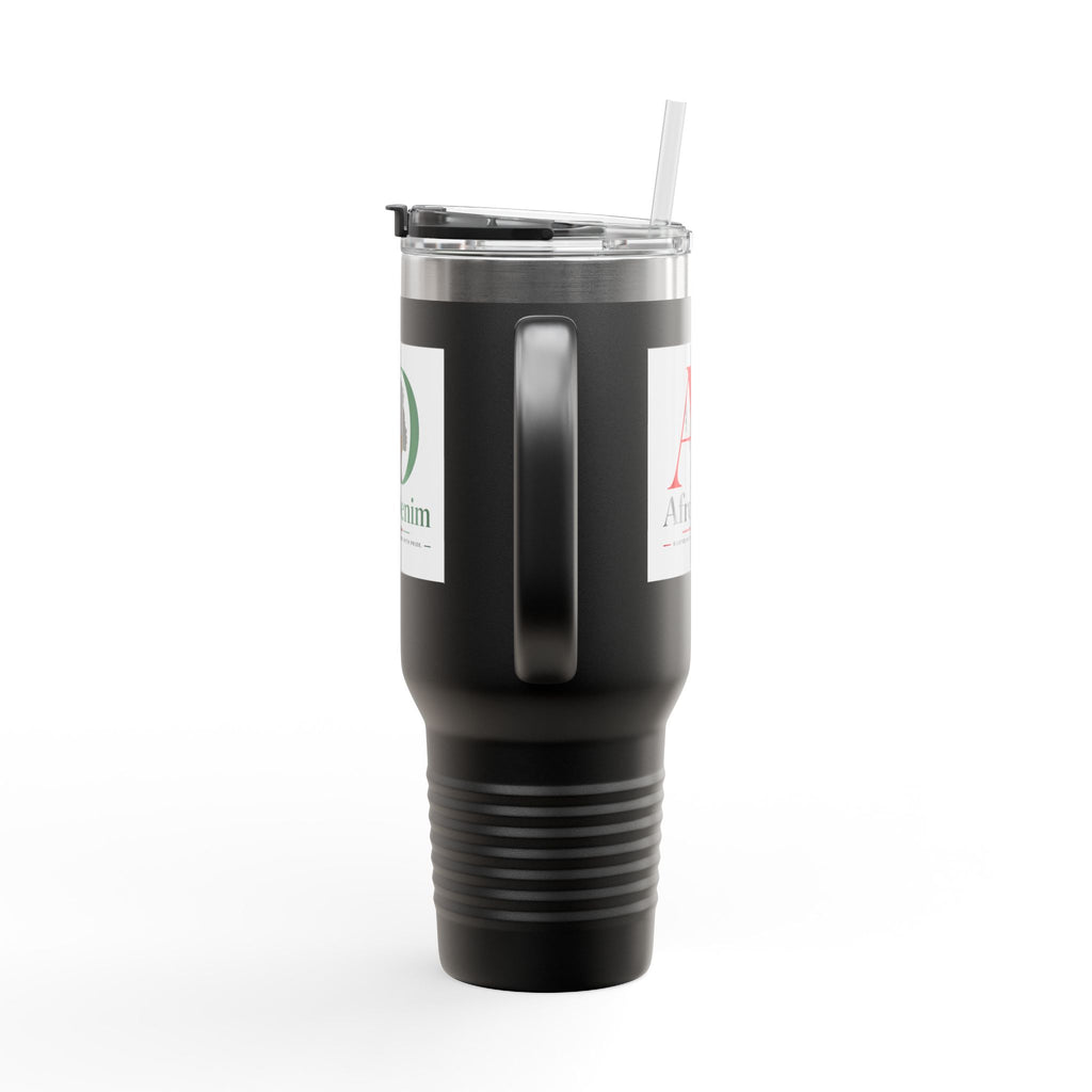 AfroDenim Logo 40oz Insulated Travel Mug