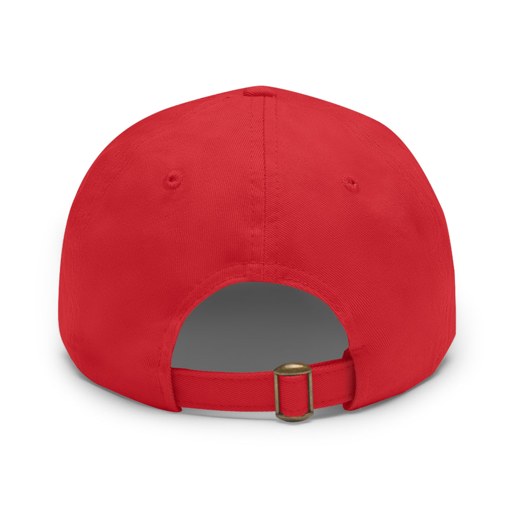 AfroDenim University Leather Patch Dad Hat