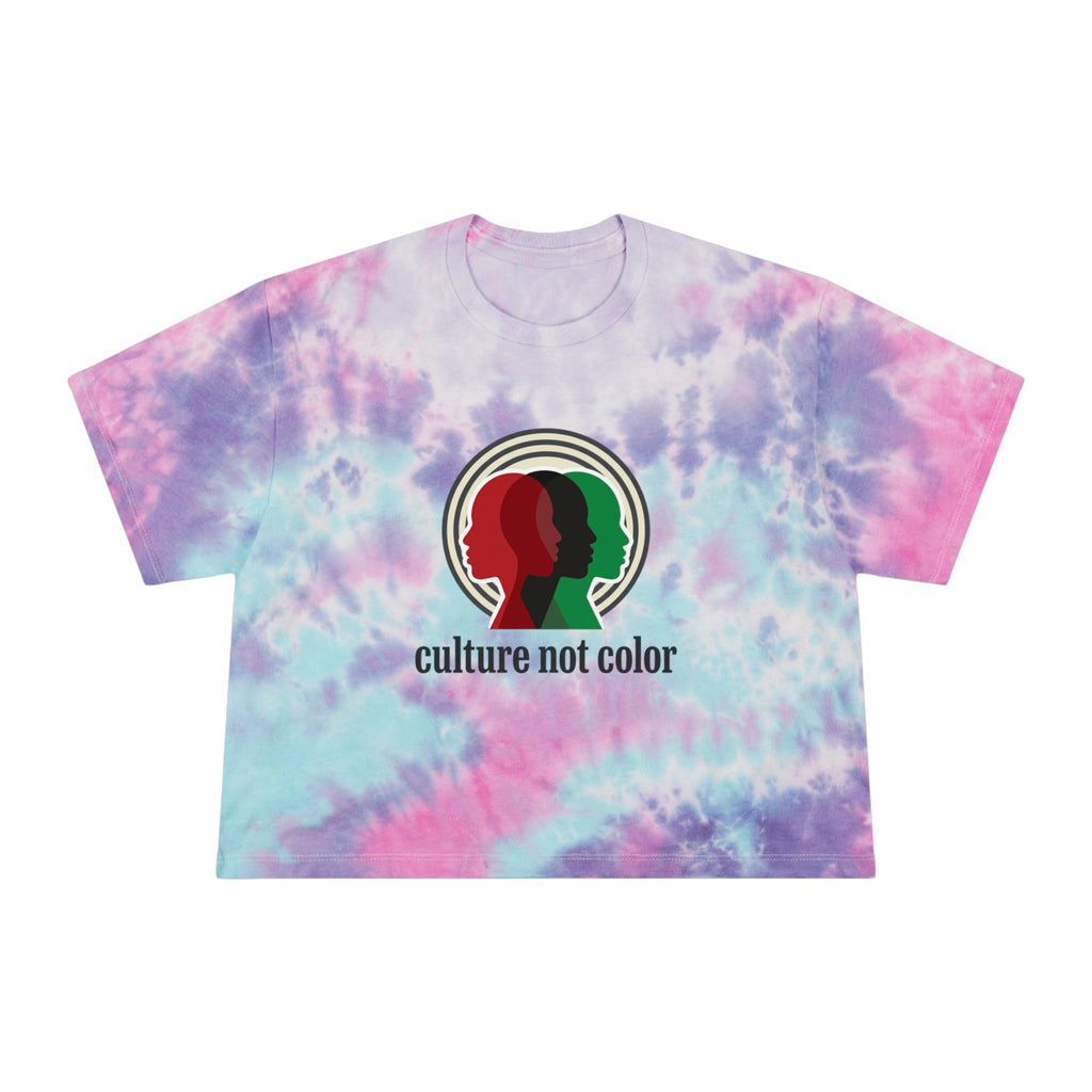 Culture Not Color Tie-Dye Crop Tee