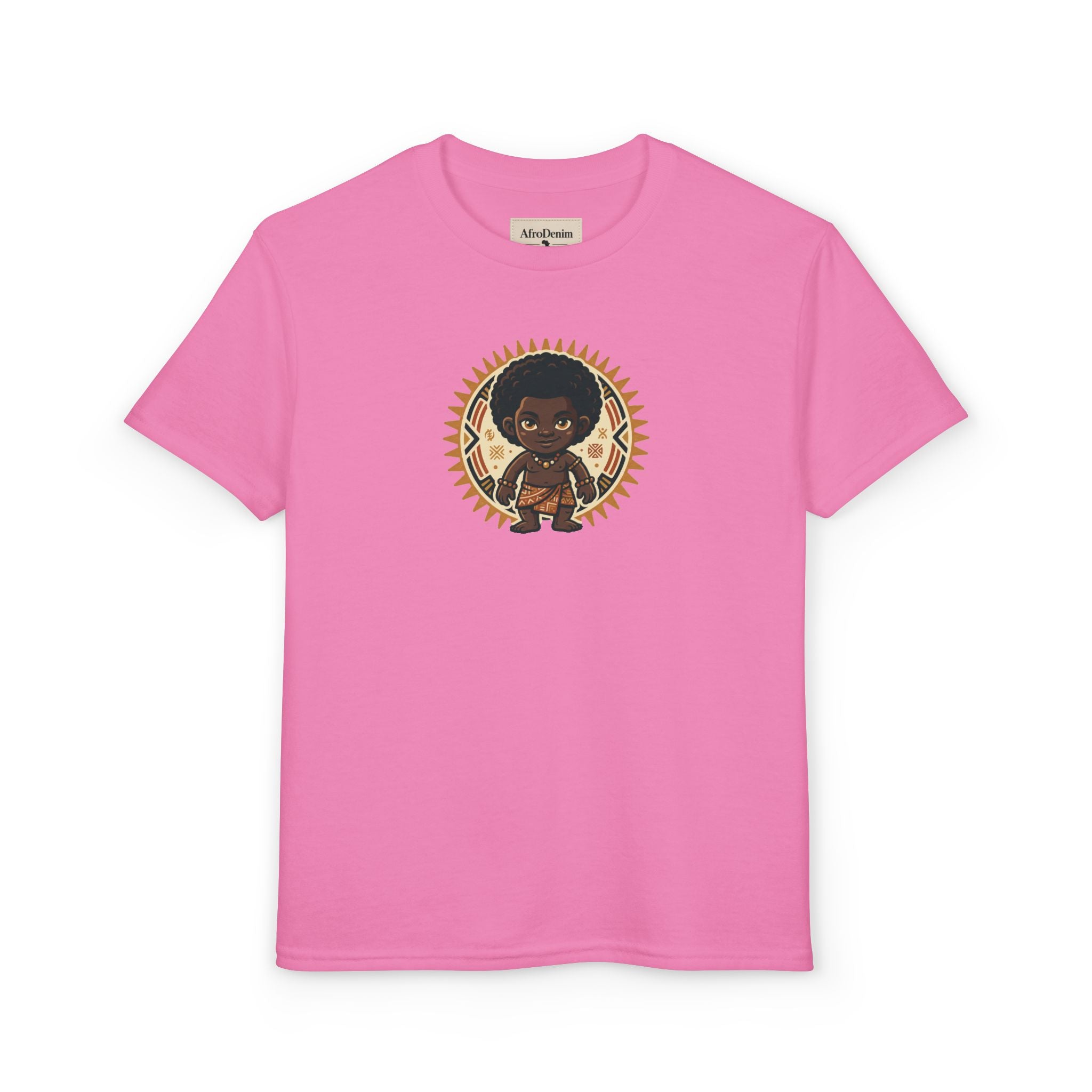 Youth T-Shirt — Afro Warrior Kid Graphic Tee