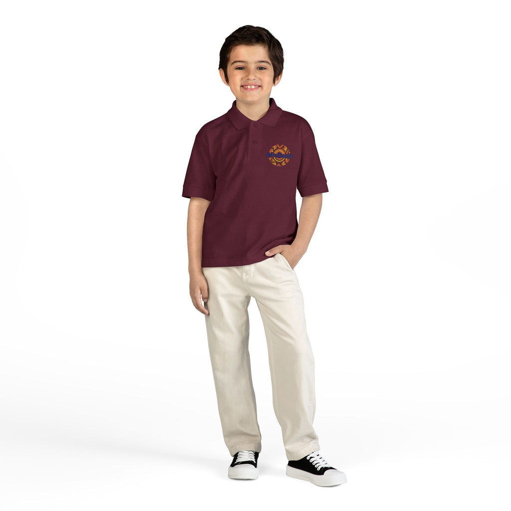 Youth Polo Shirt with AfroDenim Chest Logo