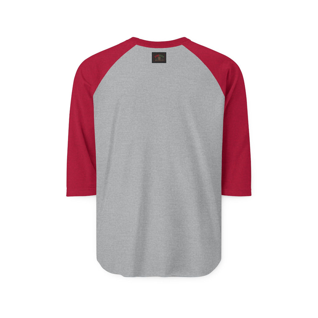 Unisex AfroDenim Three-Quarter Sleeve Raglan Shirt