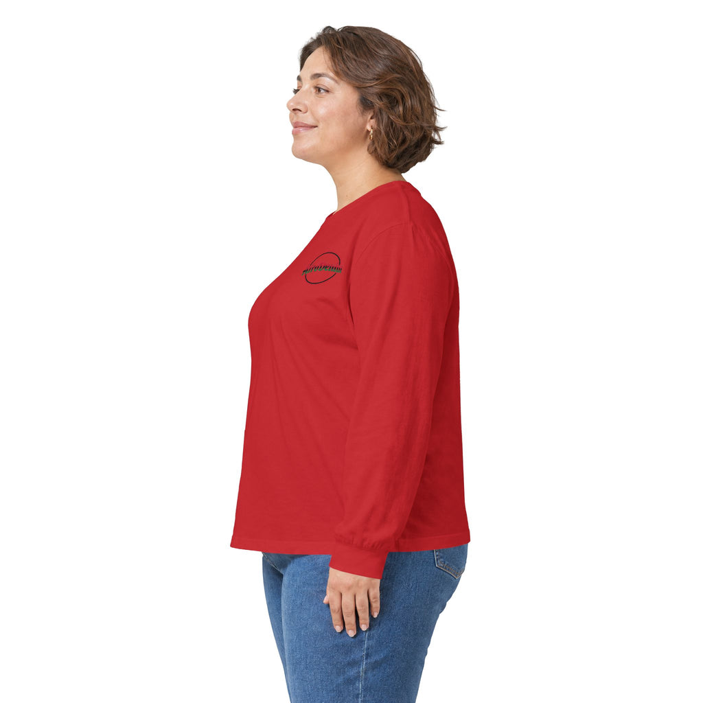 Long Sleeve Tee — Hammurabi's Code AfroDenim Graphic