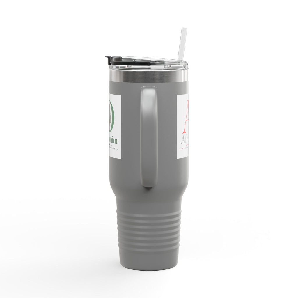 AfroDenim Logo 40oz Insulated Travel Mug