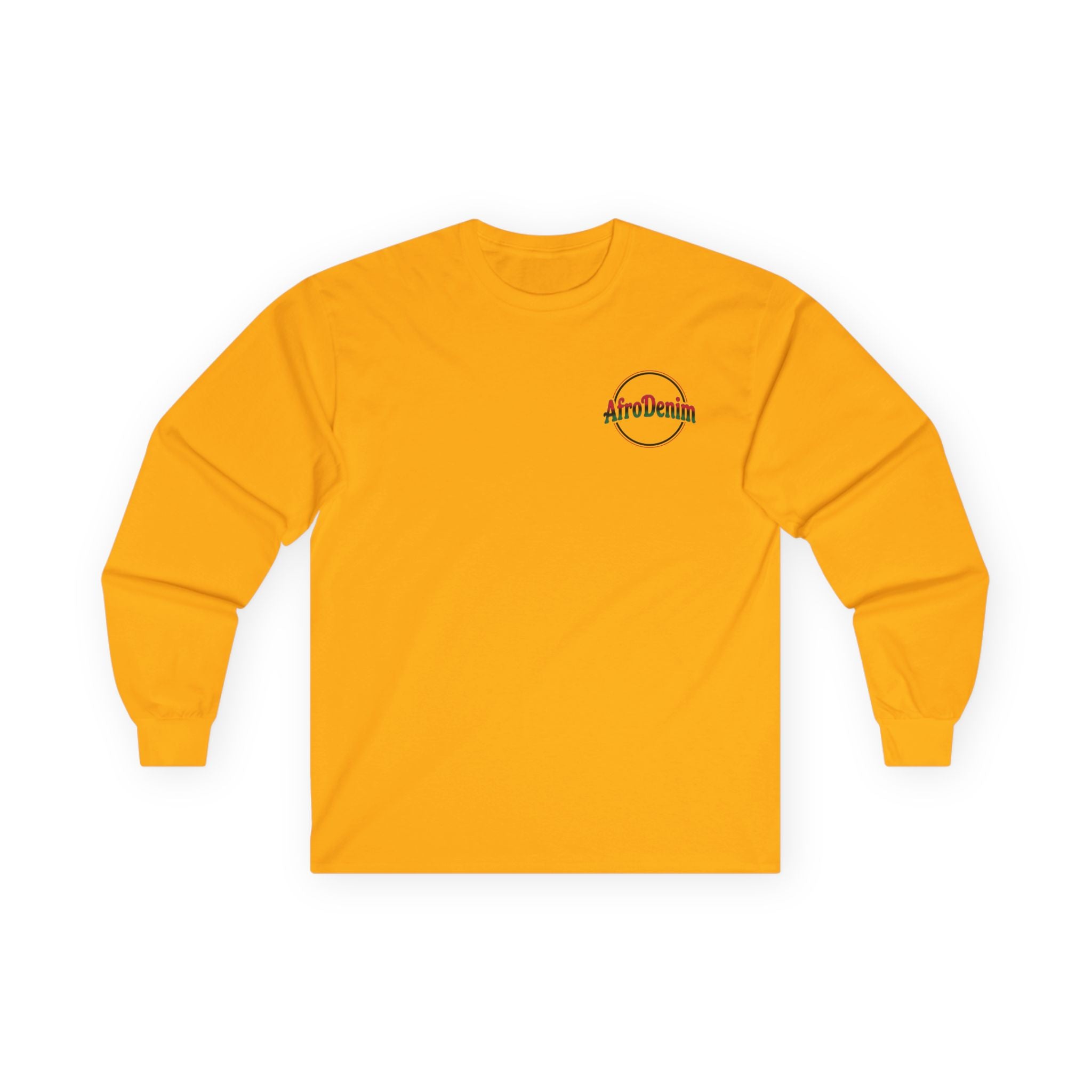 Long Sleeve Tee — Hammurabi's Code AfroDenim Graphic