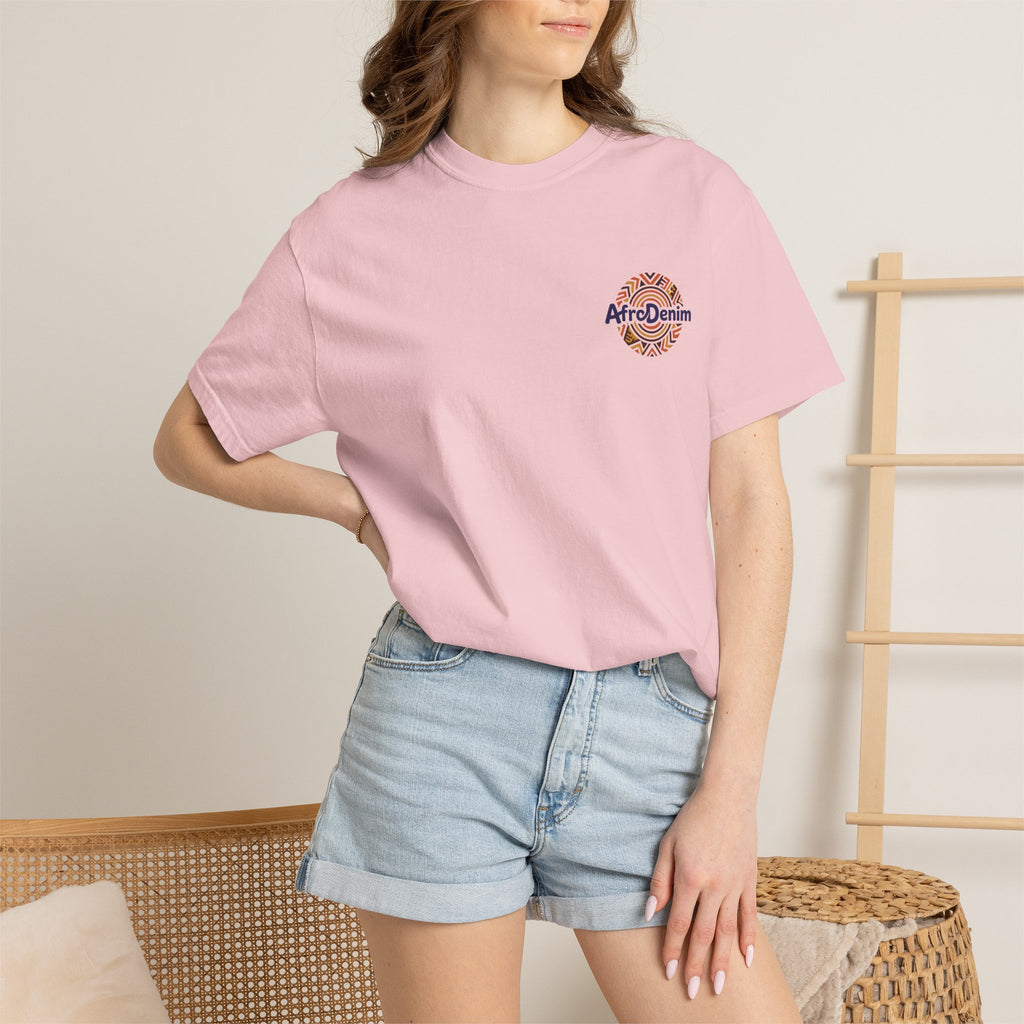 AfroDenim Graphic T-Shirt — Vibrant Afrocentric Art Tee