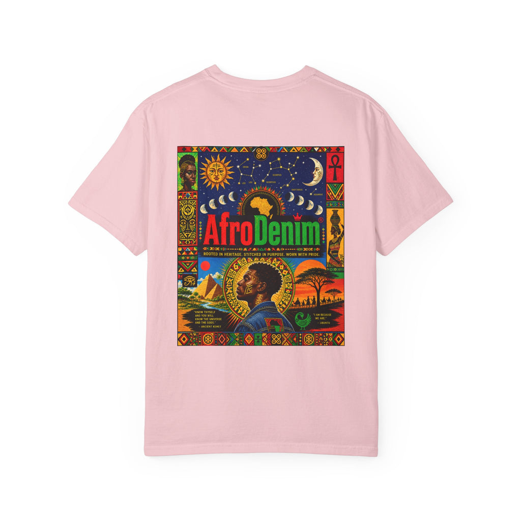 AfroDenim Graphic T-Shirt — Vibrant Afrocentric Art Tee