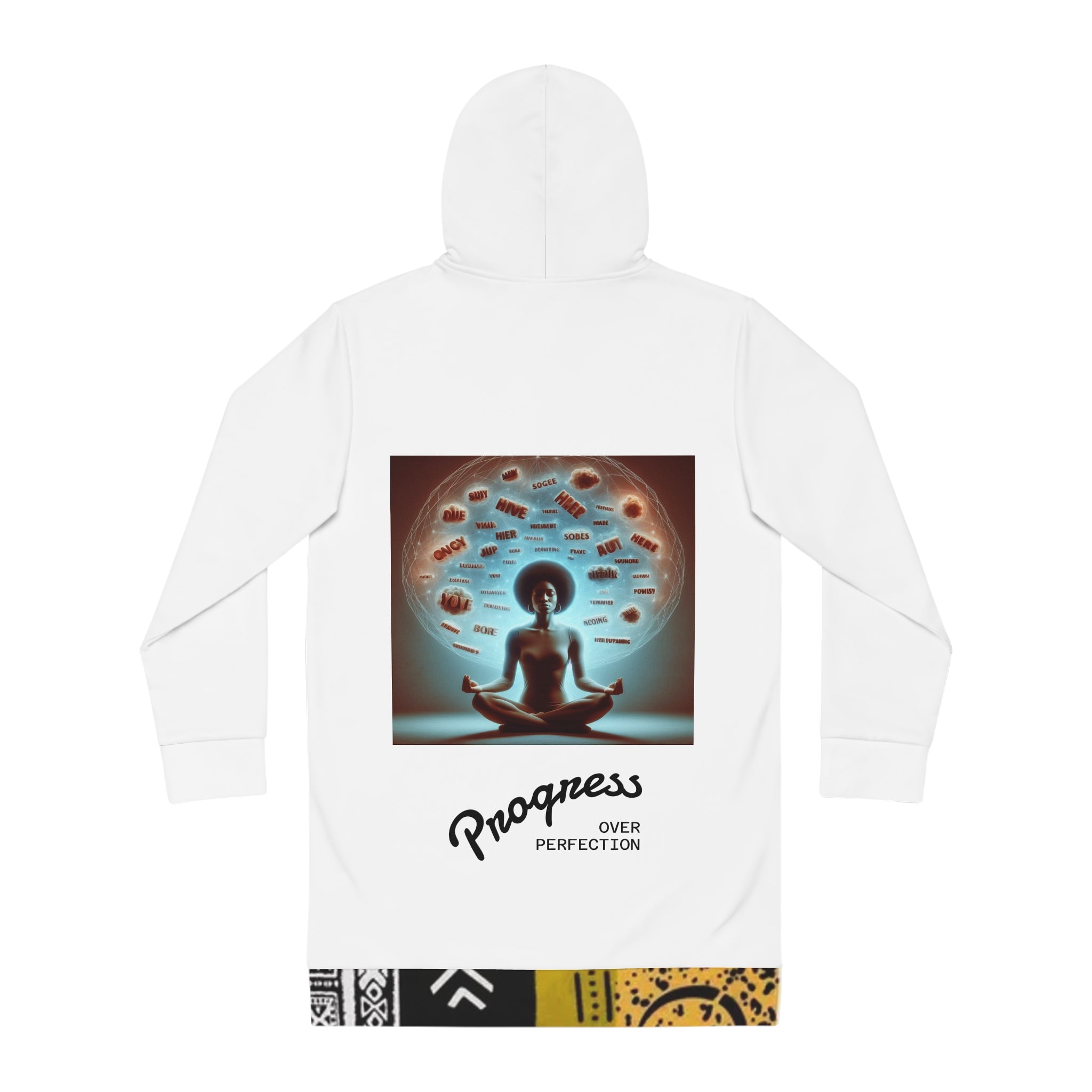 Spiritual Vibes Women's Hoodie Dress — Fashionably Spiritual AOP