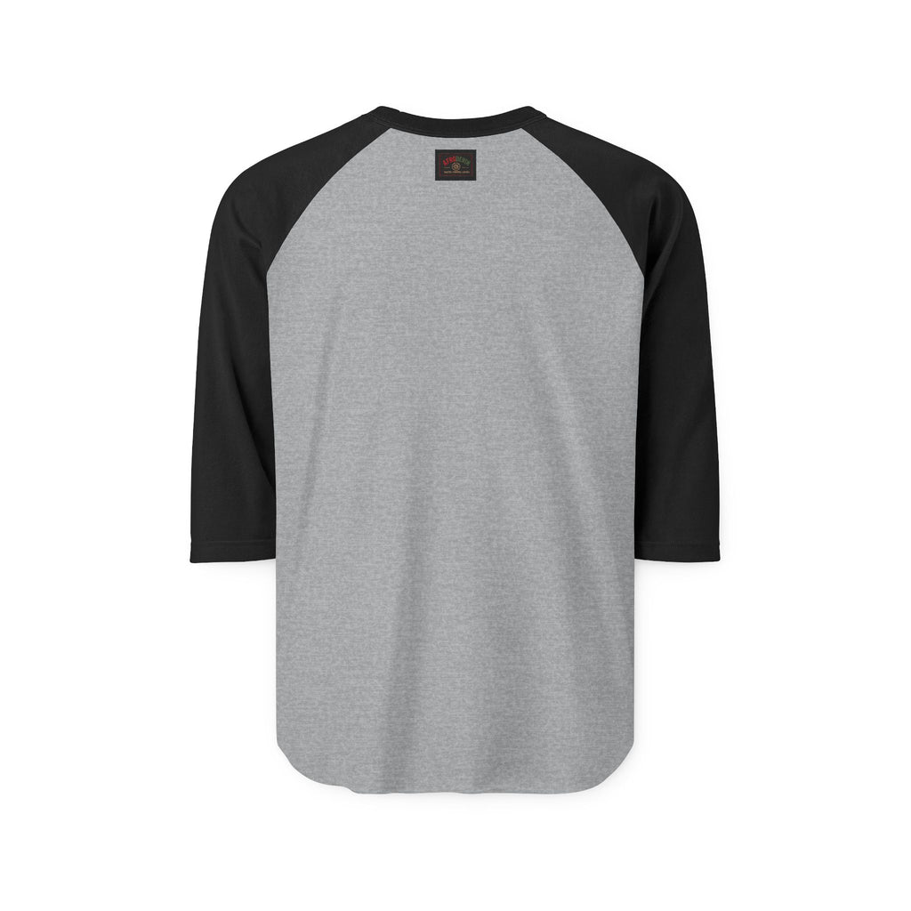 Unisex AfroDenim Three-Quarter Sleeve Raglan Shirt