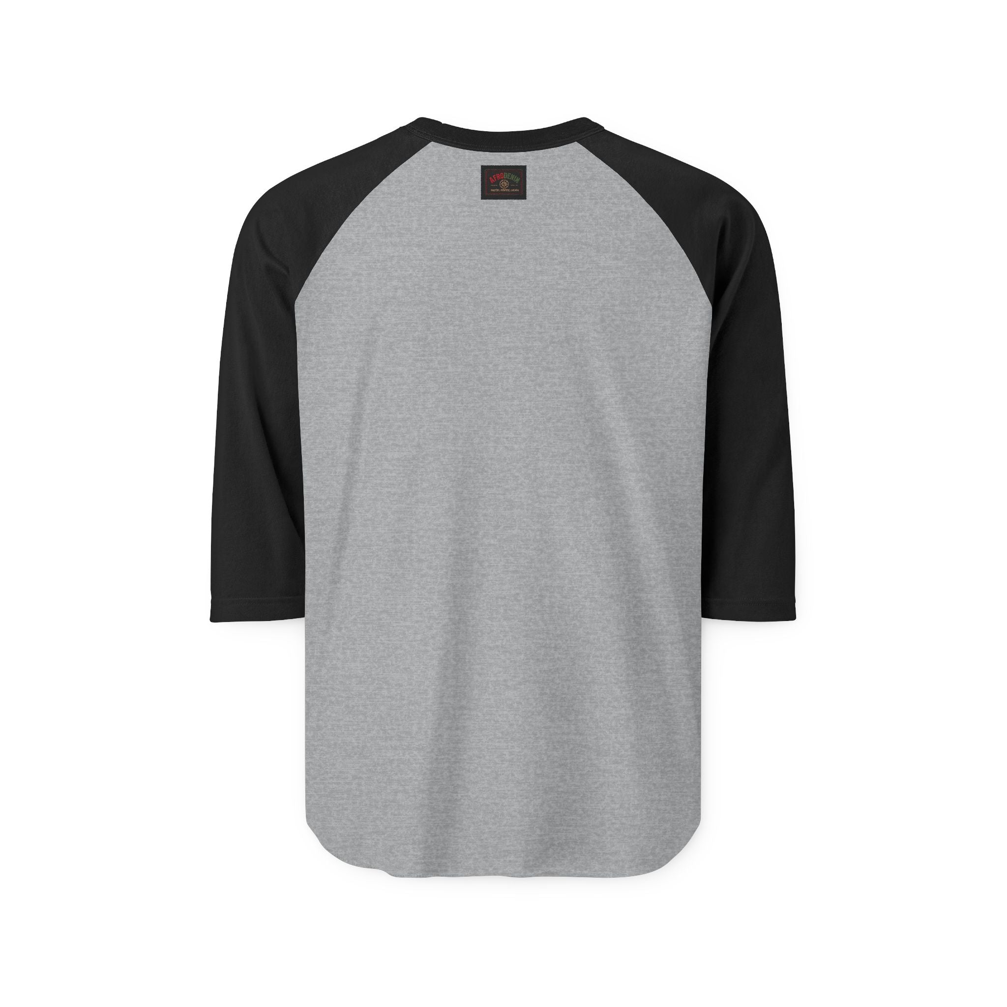 Unisex AfroDenim Three-Quarter Sleeve Raglan Shirt