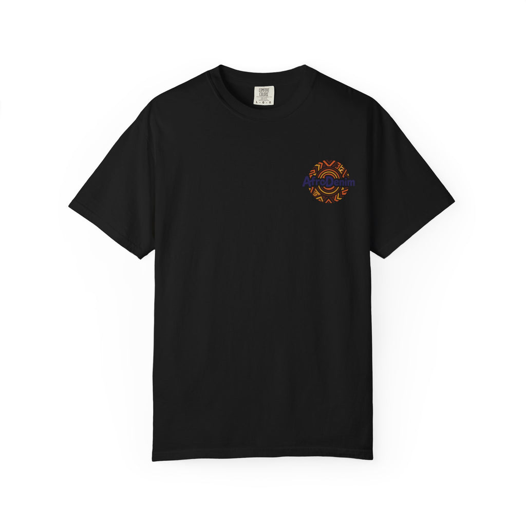 AfroDenim Graphic T-Shirt — Vibrant Afrocentric Art Tee